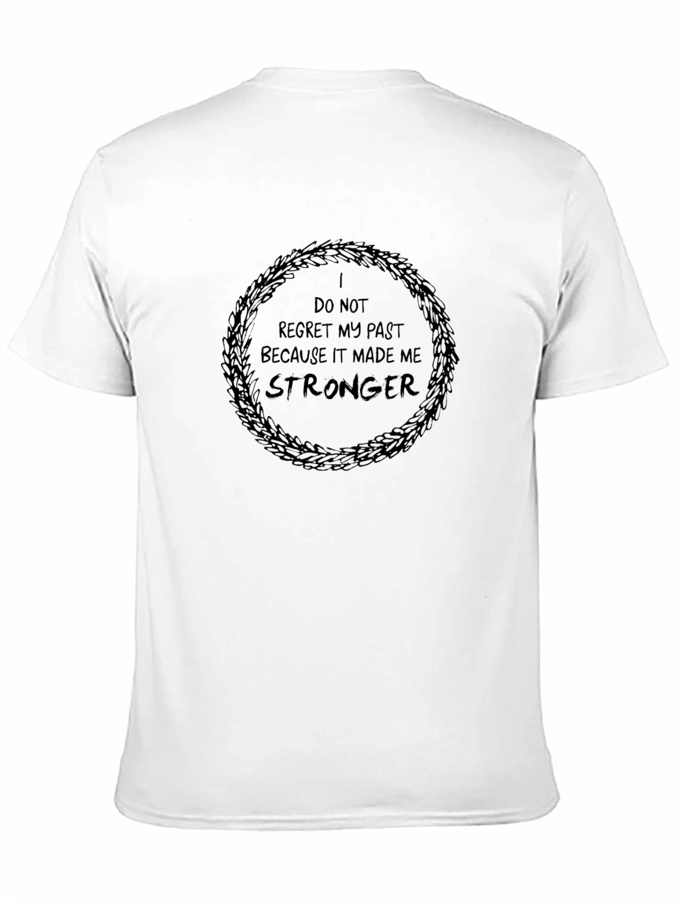 Motivational Stronger Black T-Shirt