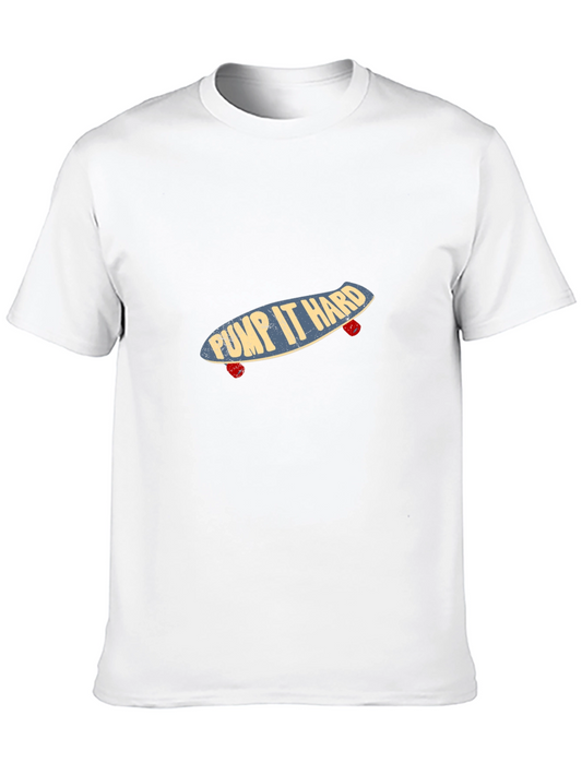 Pump It Hard Skateboard Graphic Tee