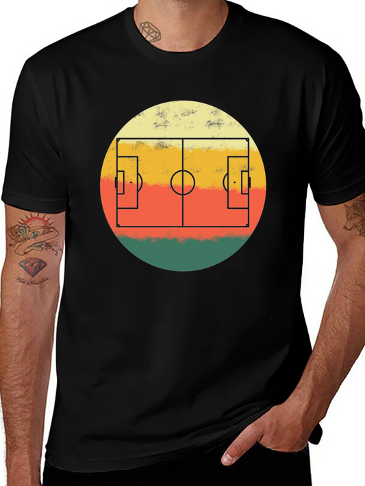 Retro Soccer Field T-Shirt