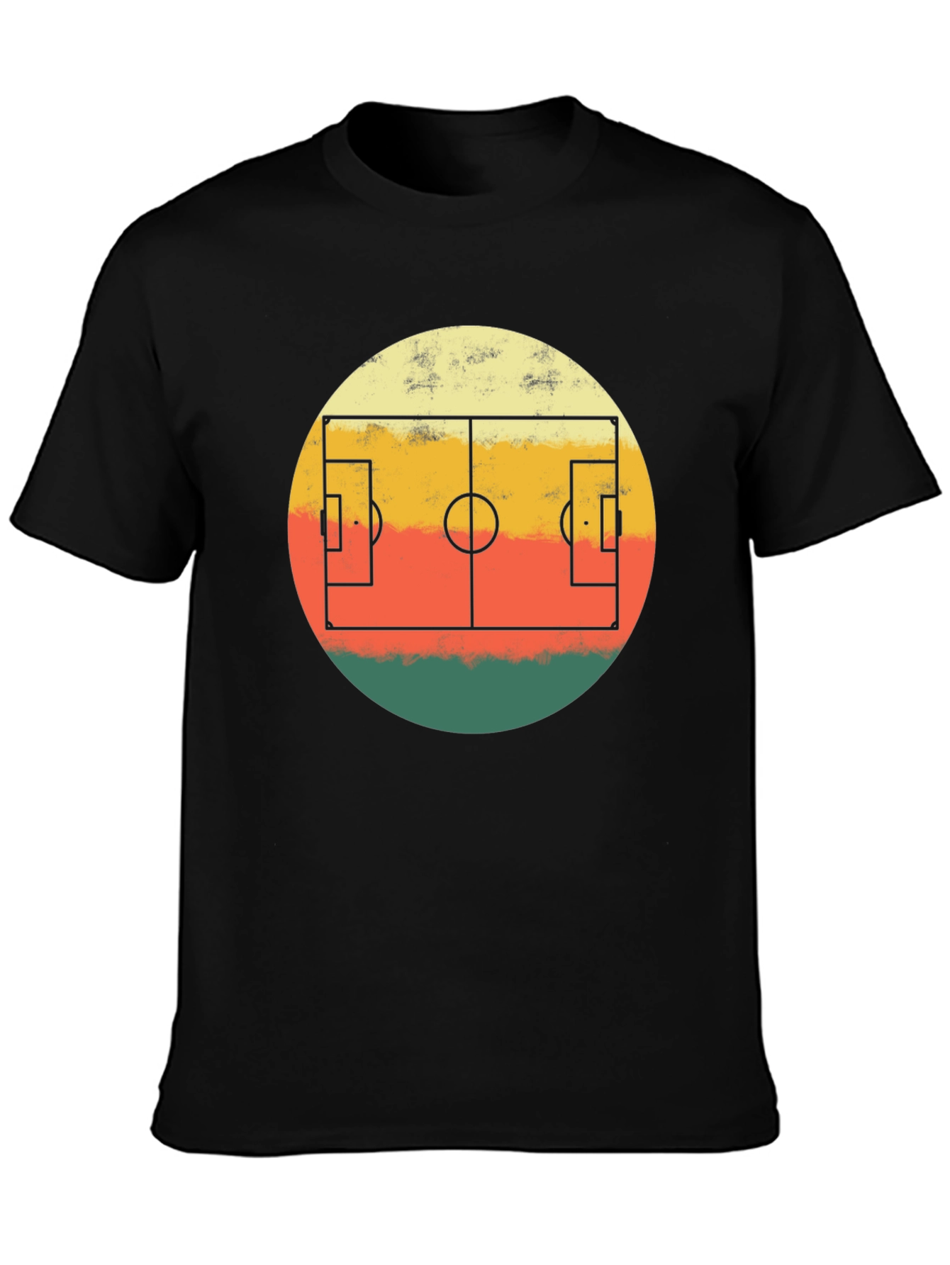 Retro Soccer Field T-Shirt