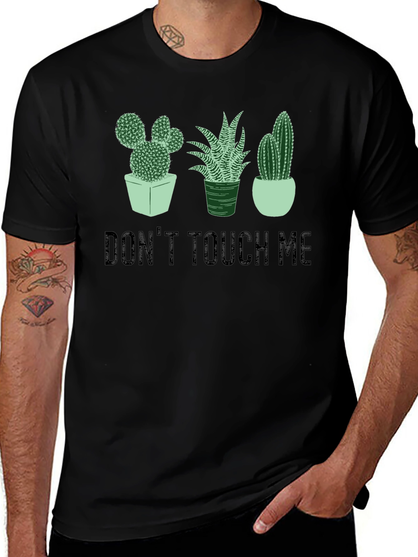 Dont Touch Me Cactus Graphic Tee
