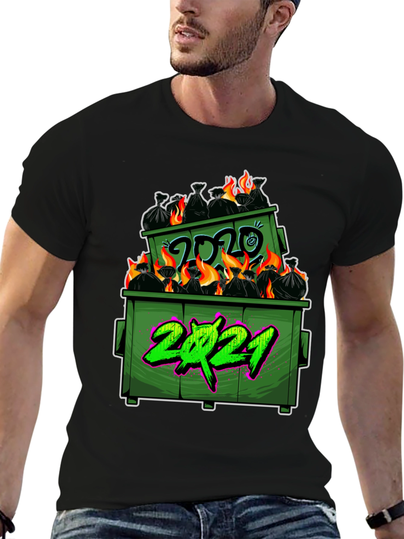 Dumpster Fire 2020-2021 Graphic T-Shirt