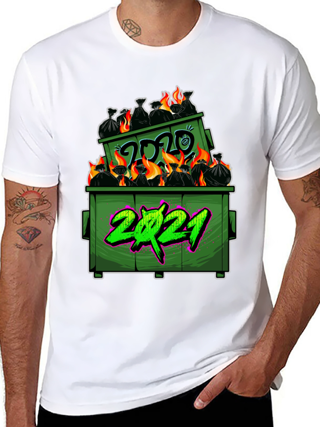 Dumpster Fire 2020-2021 Graphic T-Shirt