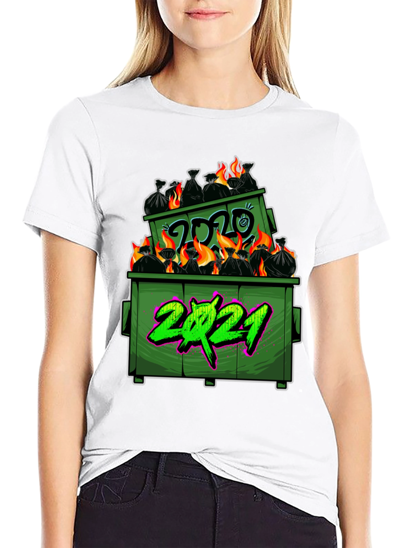 Dumpster Fire 2020-2021 Graphic T-Shirt
