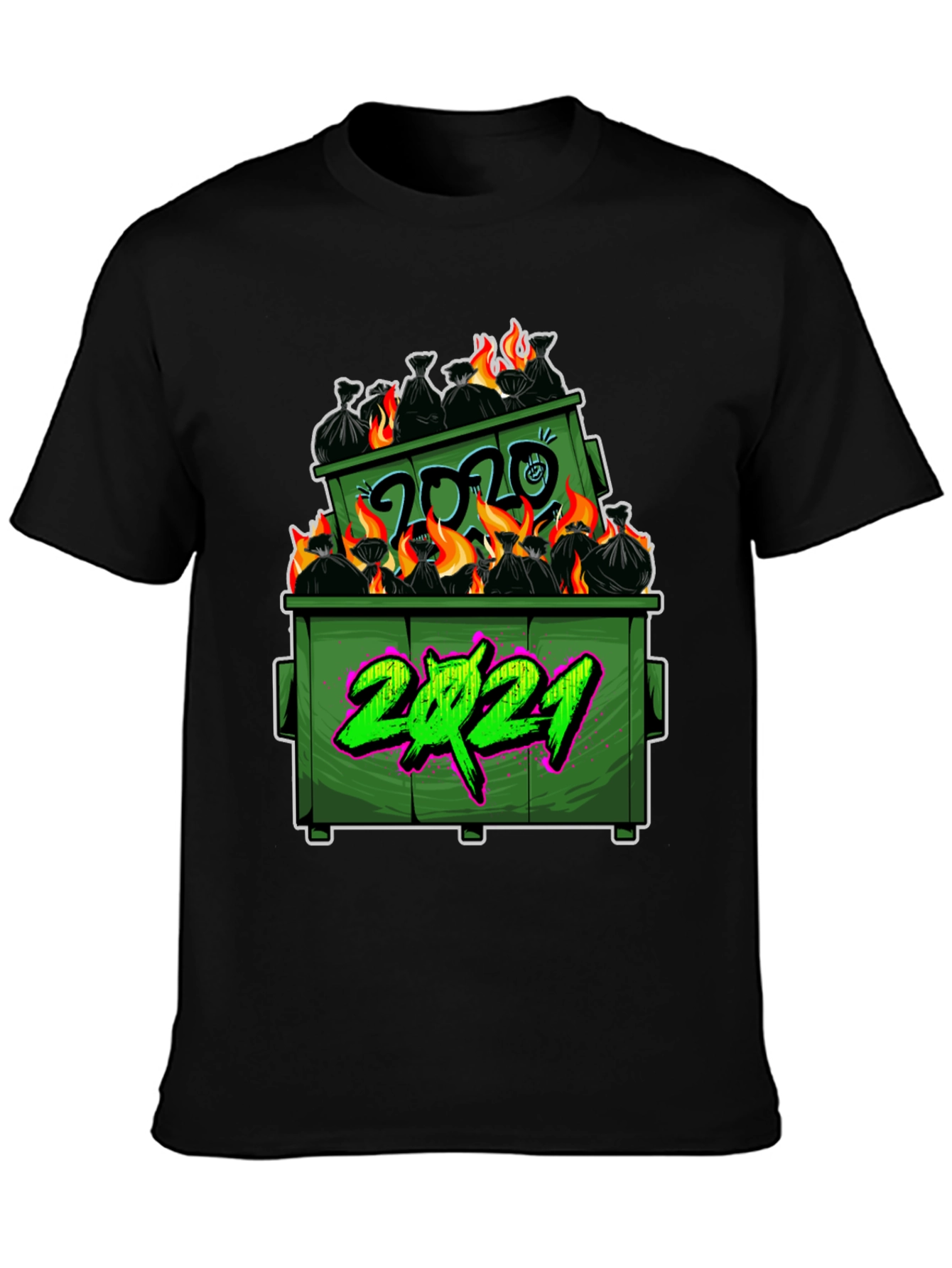 Dumpster Fire 2020-2021 Graphic T-Shirt