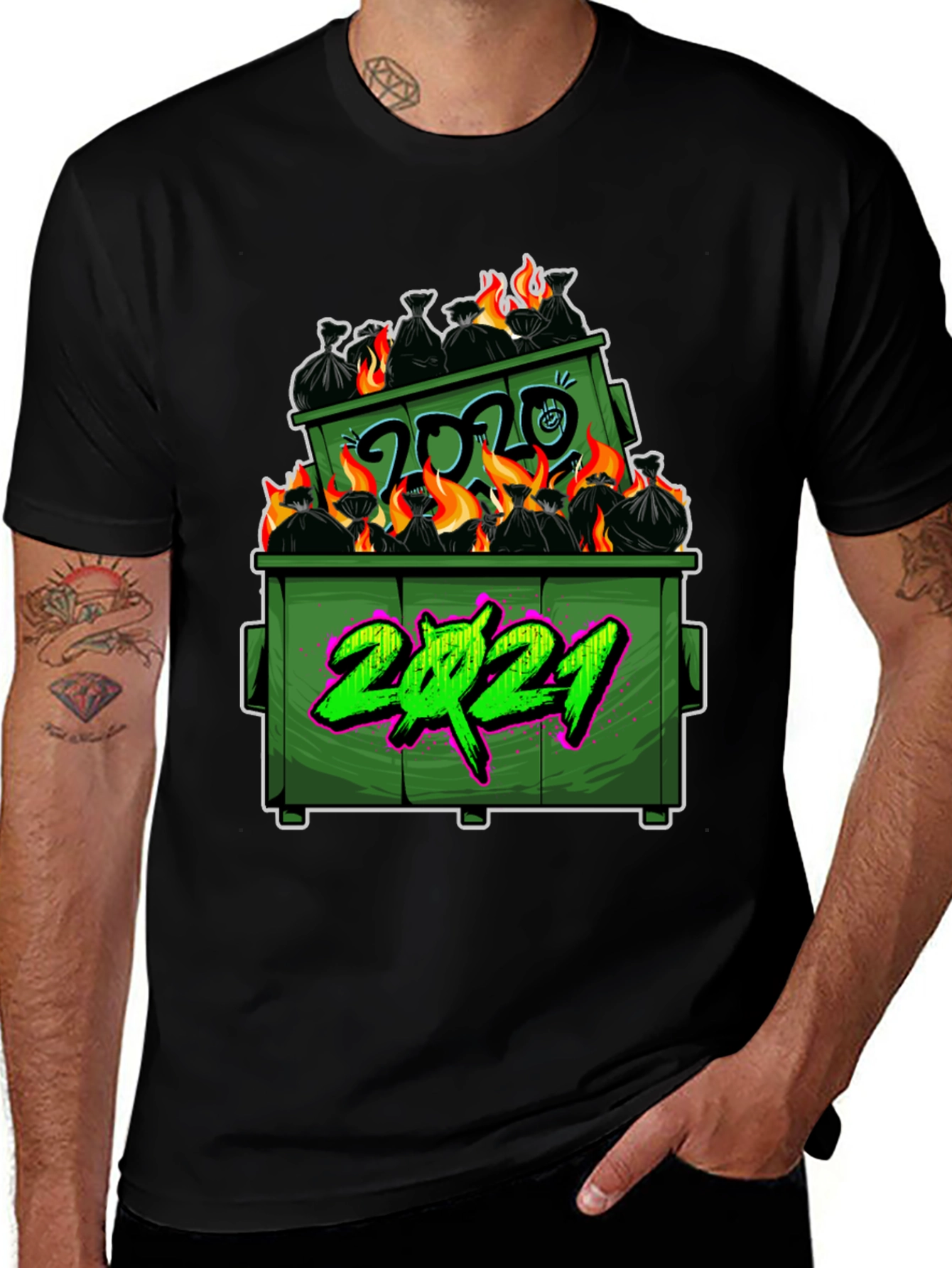 Dumpster Fire 2020-2021 Graphic T-Shirt