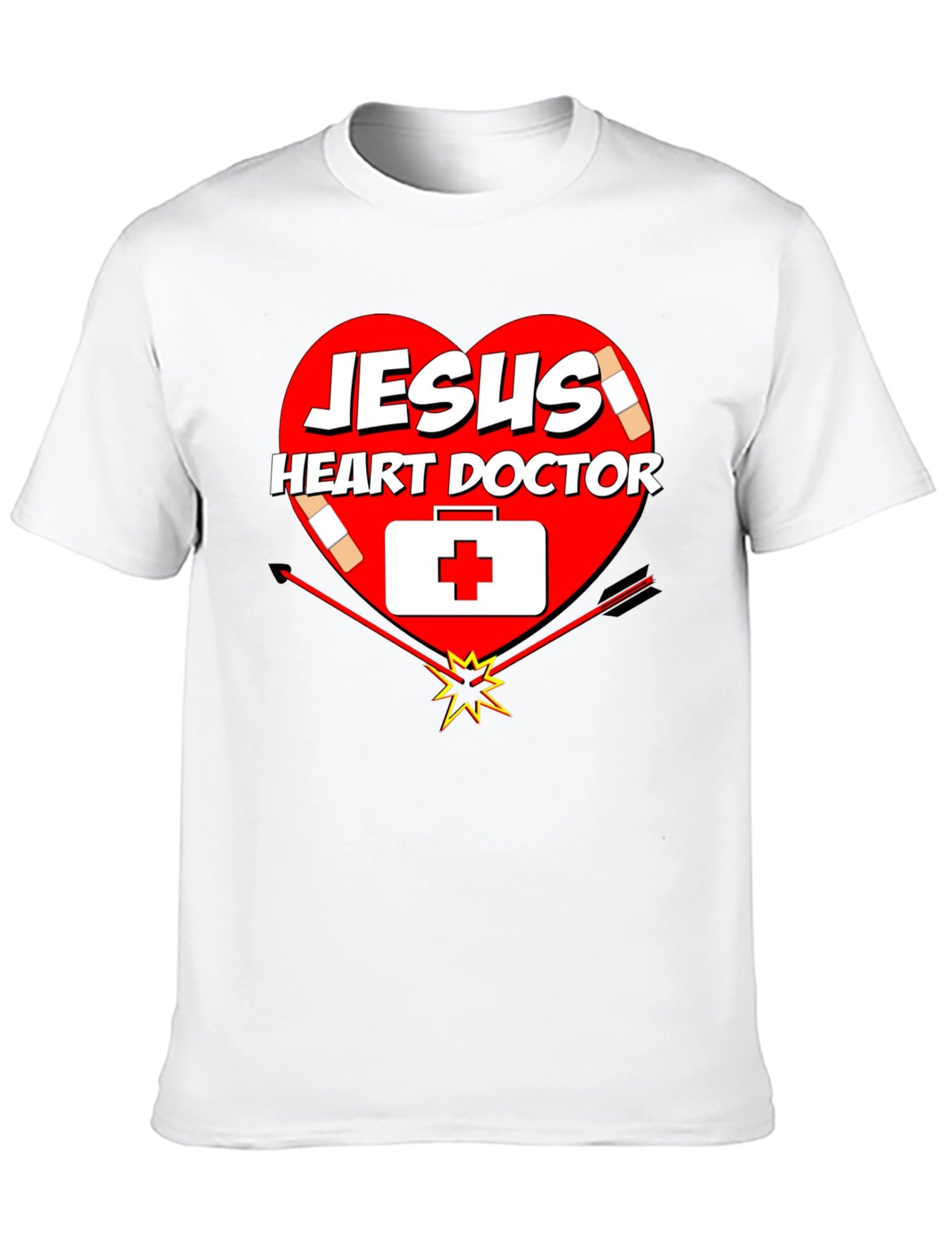 Jesus Heart Doctor Graphic T-Shirt