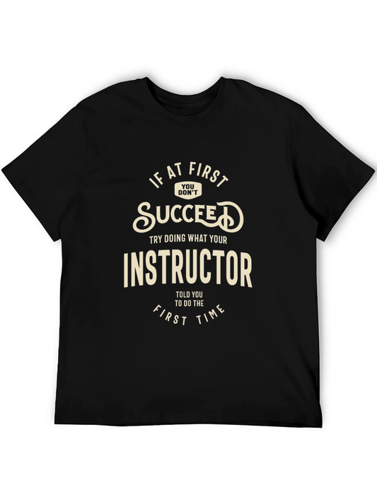 Instructor Advice Black Graphic Tee