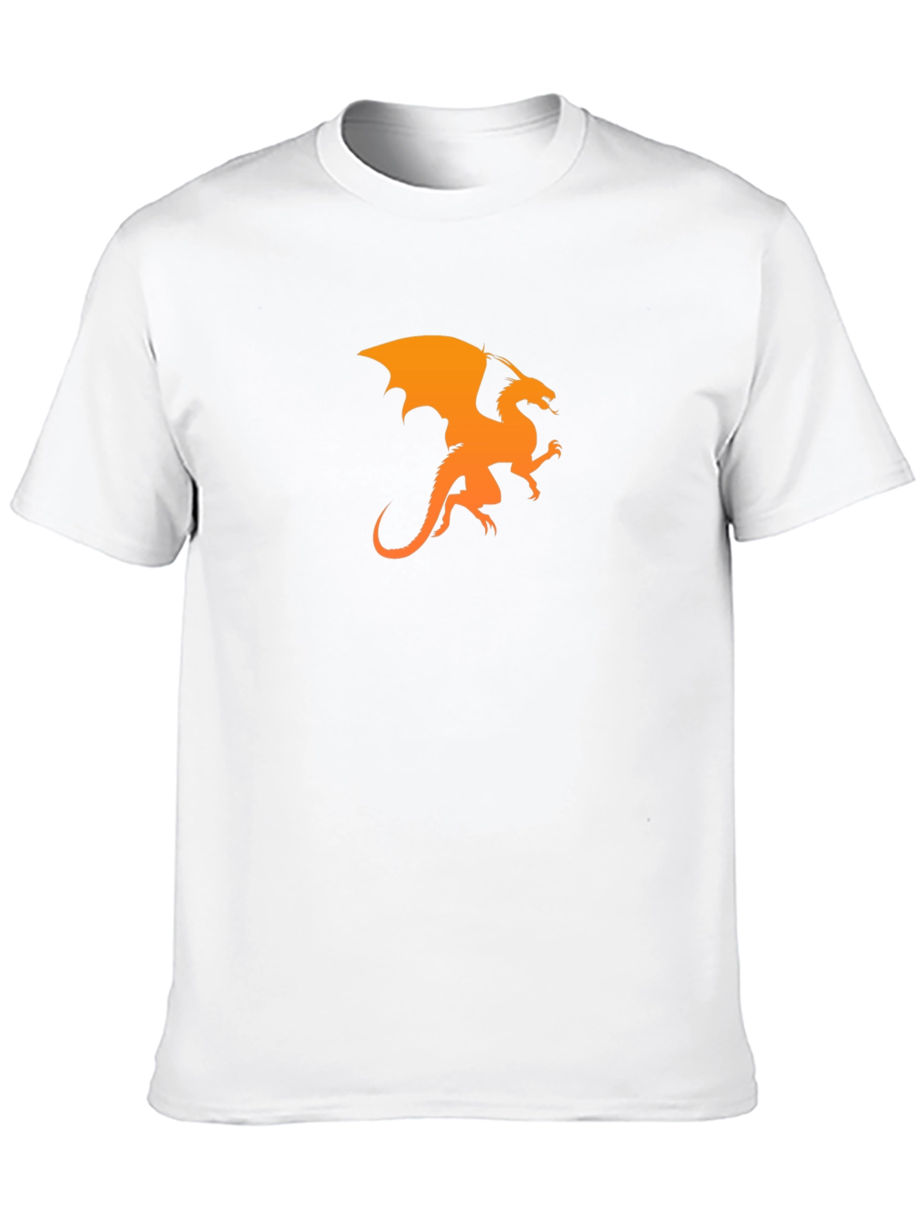 Dragon Graphic Black T-Shirt - Mens Casual Tee