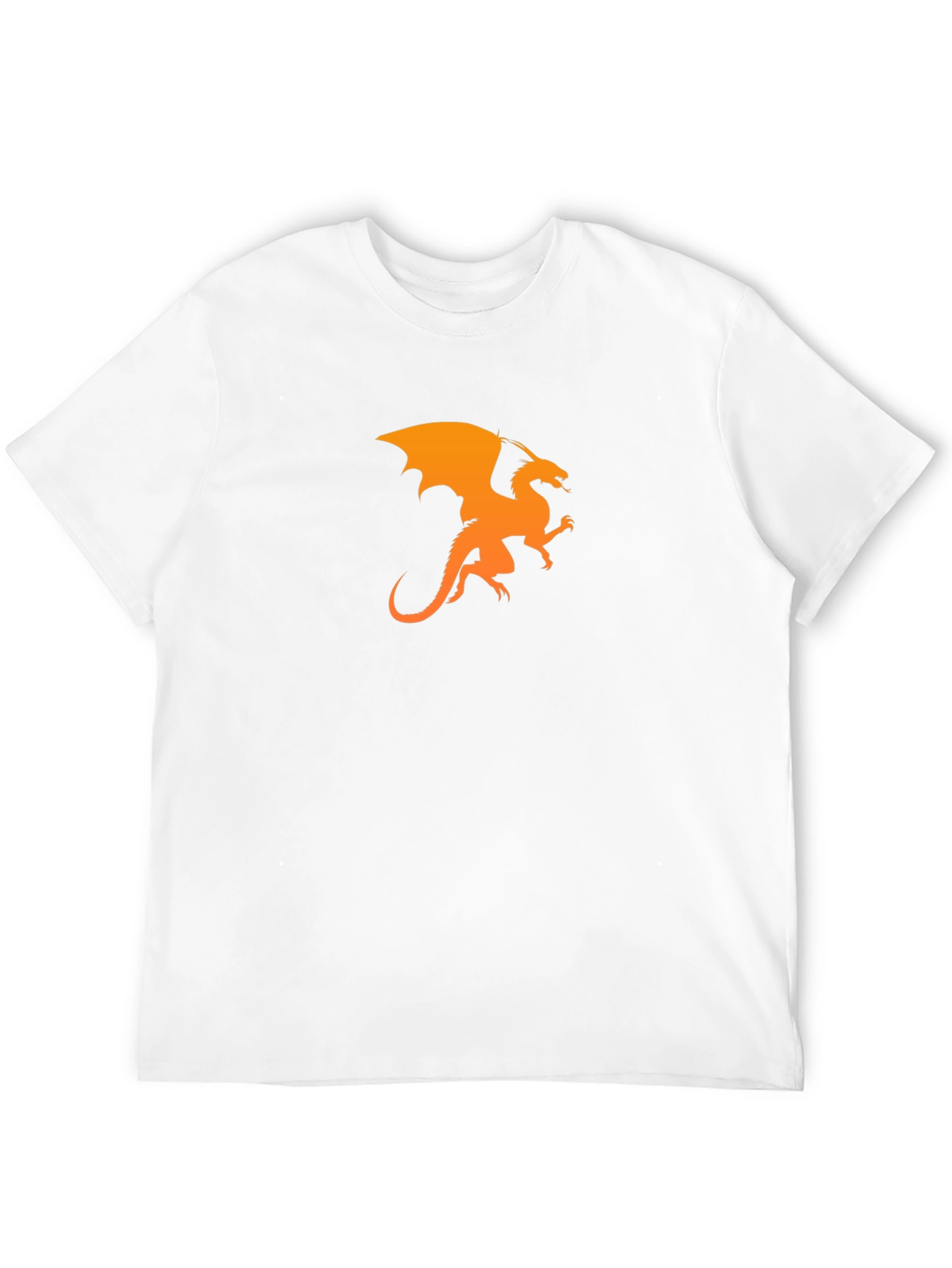Dragon Graphic Black T-Shirt - Mens Casual Tee