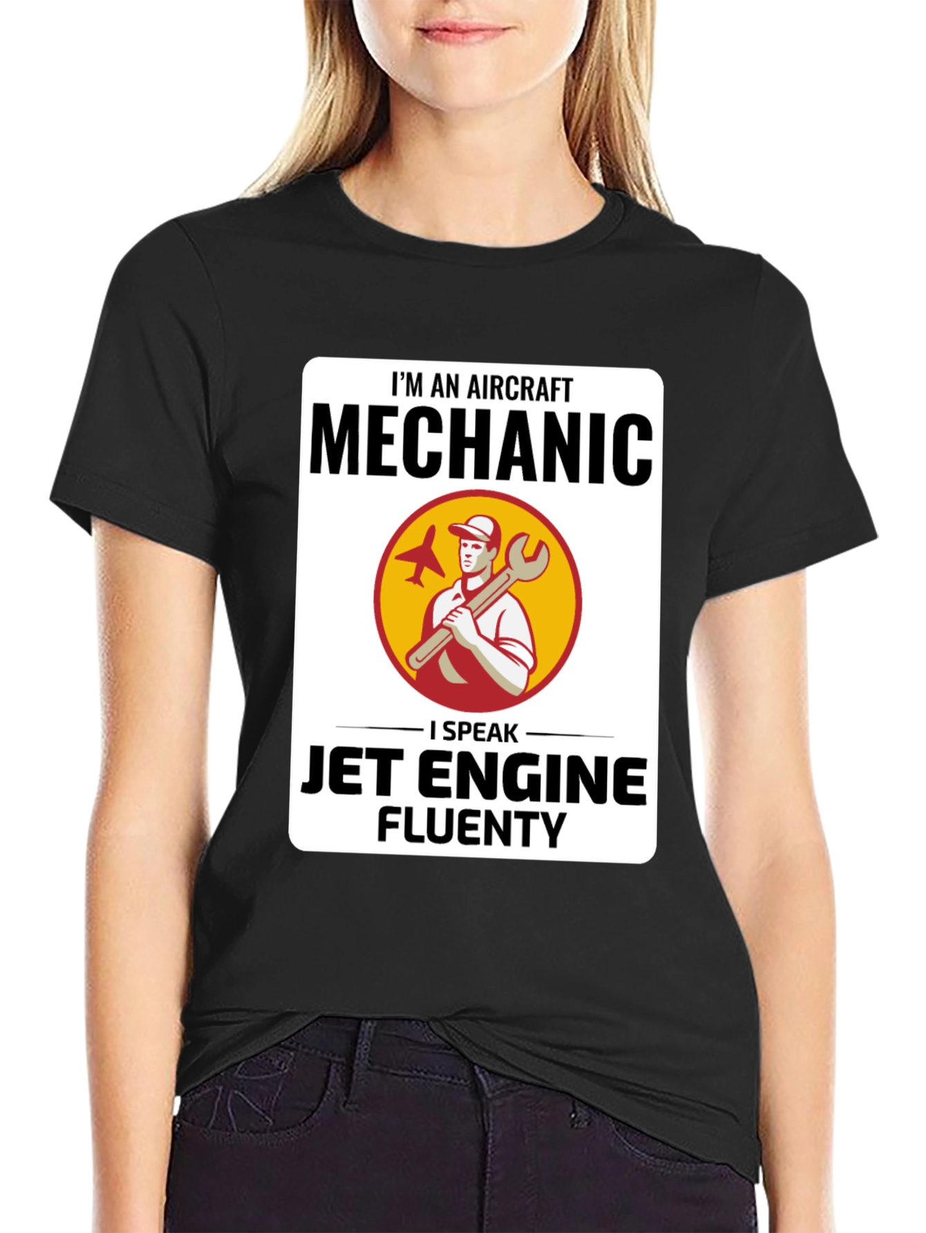 Aircraft Mechanic Jet Engine T-Shirt
