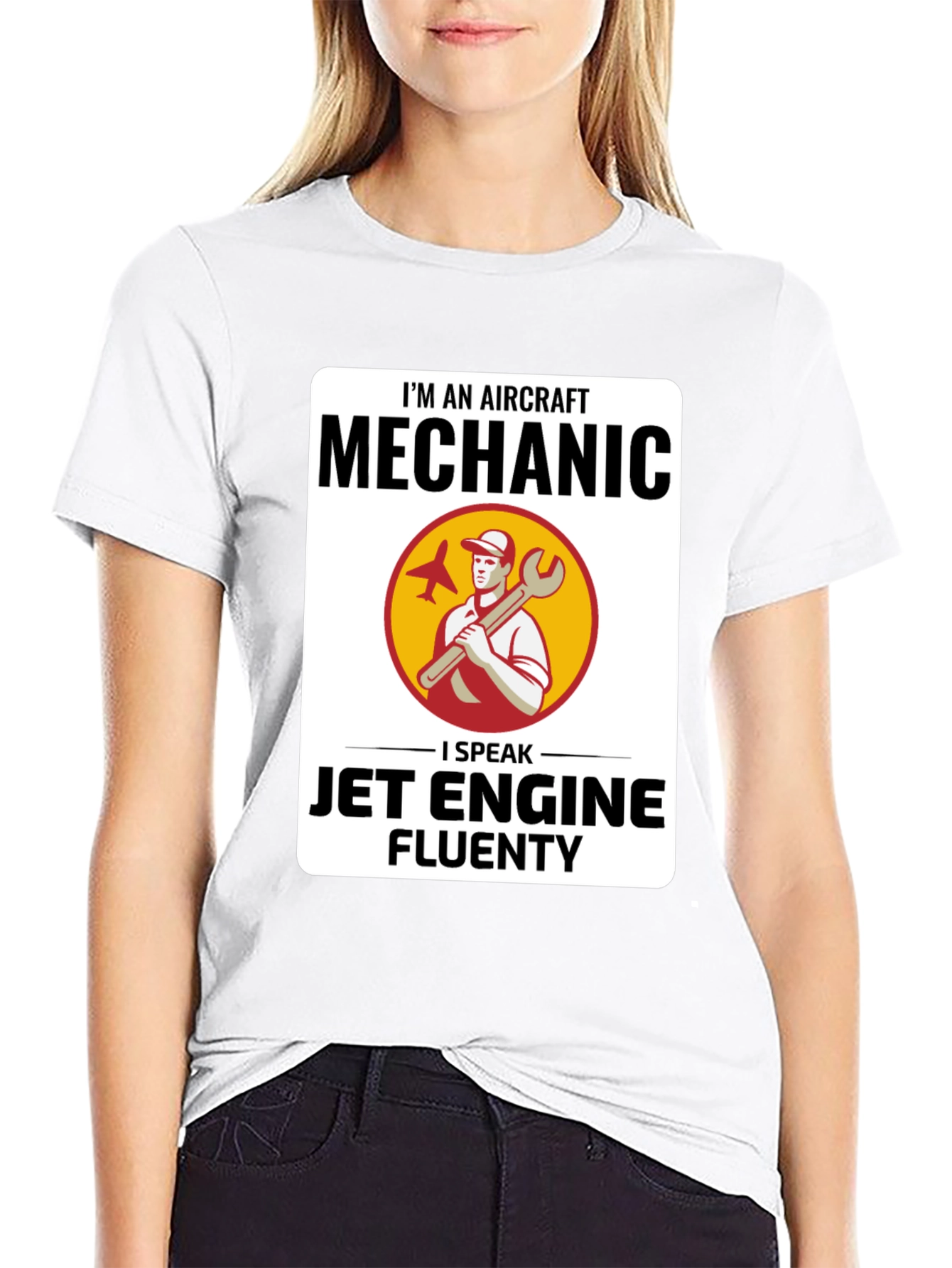 Aircraft Mechanic Jet Engine T-Shirt
