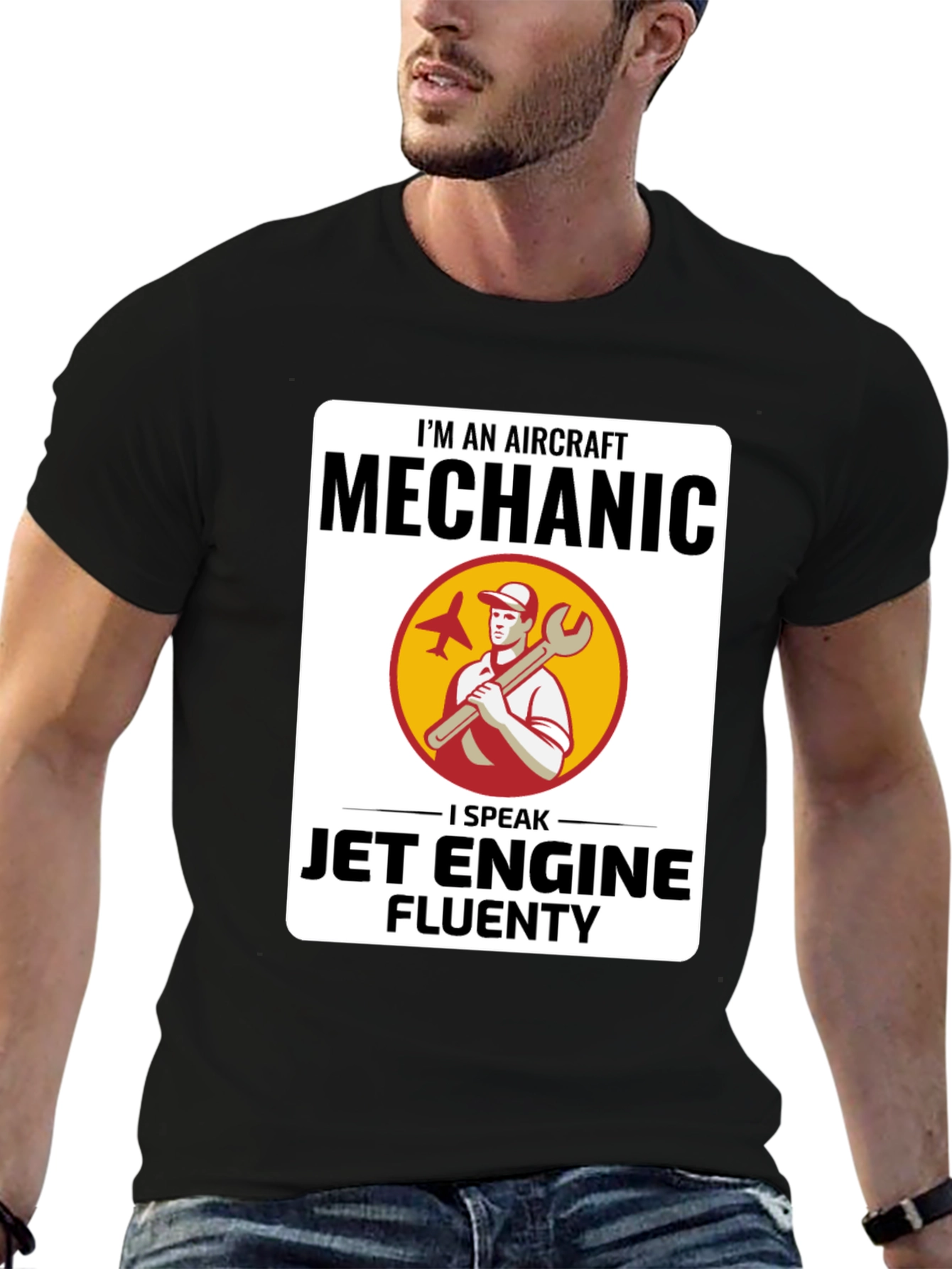 Aircraft Mechanic Jet Engine T-Shirt