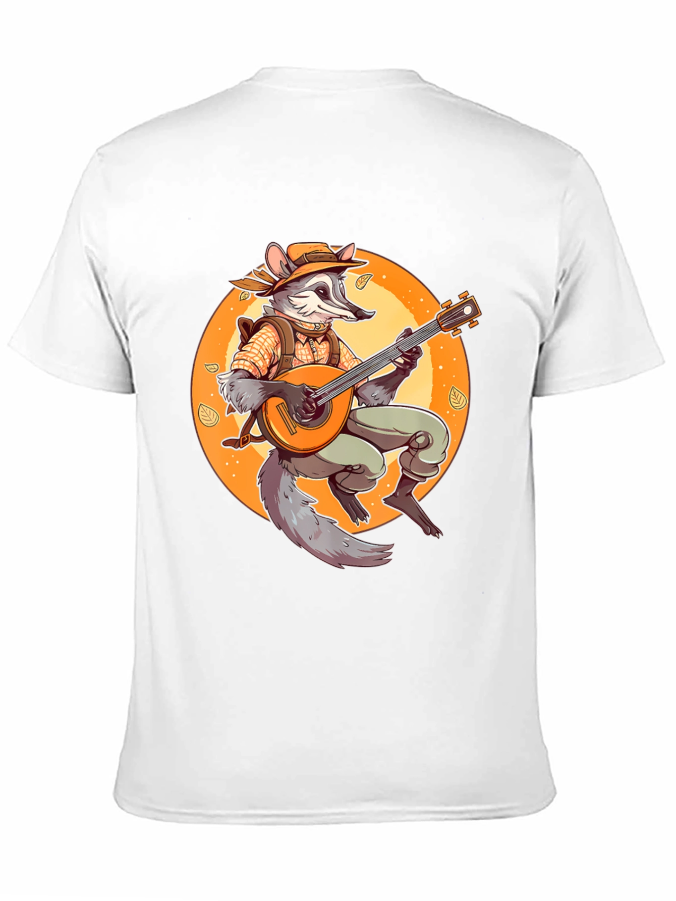 Bard Raccoon T-Shirt - Musician Animal Tee