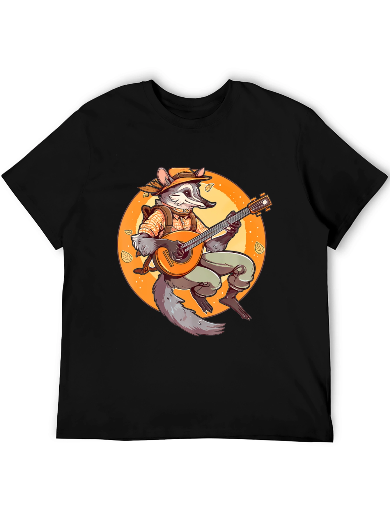Bard Raccoon T-Shirt - Musician Animal Tee