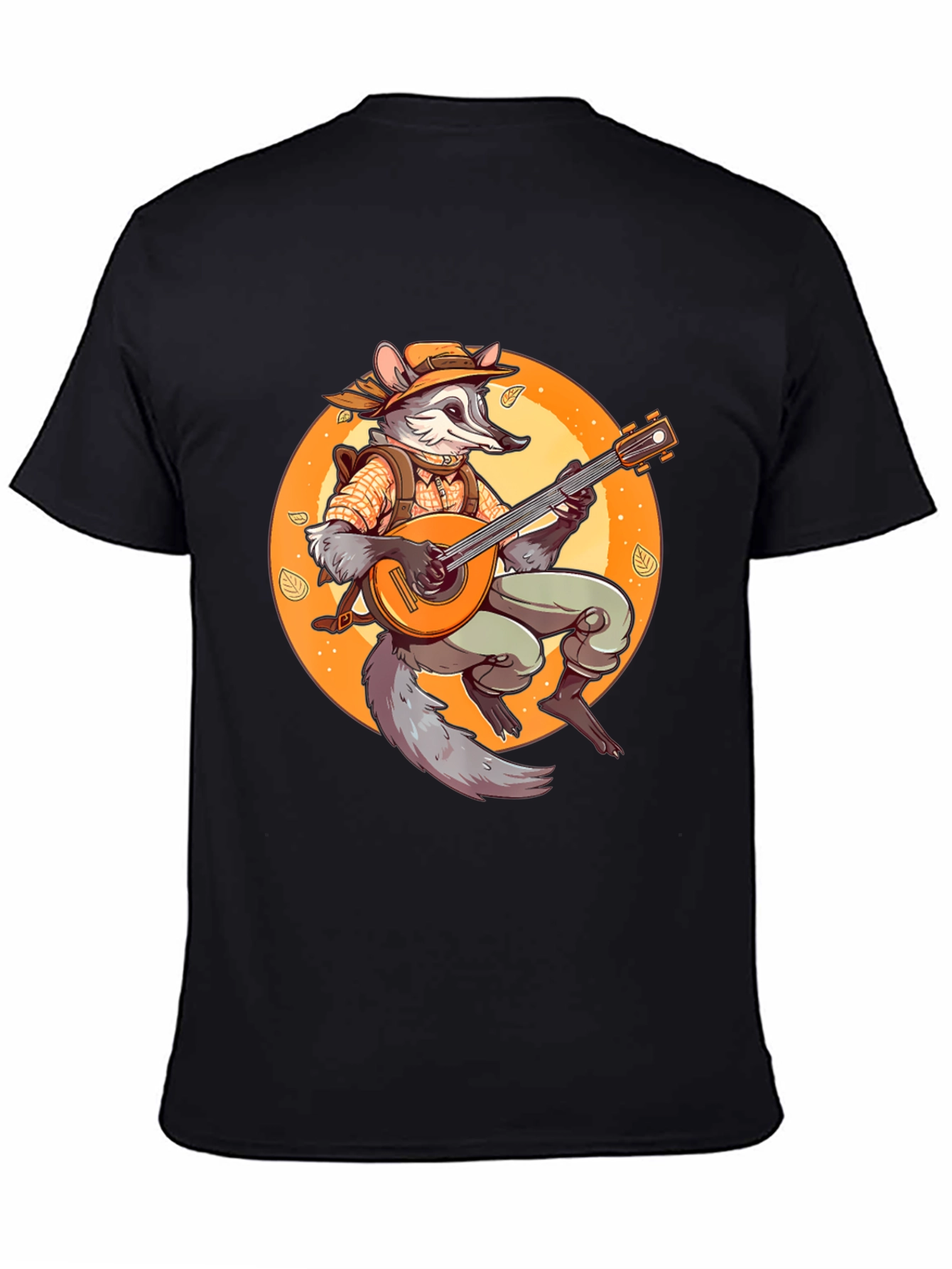 Bard Raccoon T-Shirt - Musician Animal Tee