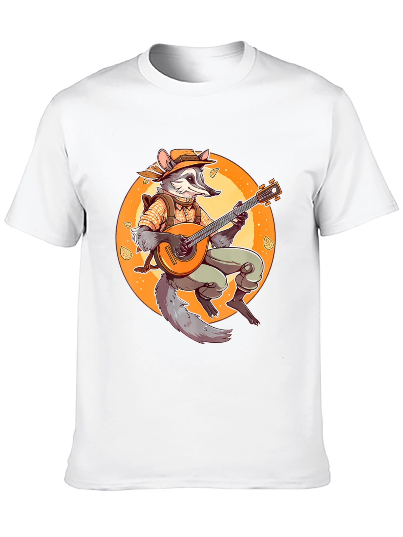 Bard Raccoon T-Shirt - Musician Animal Tee