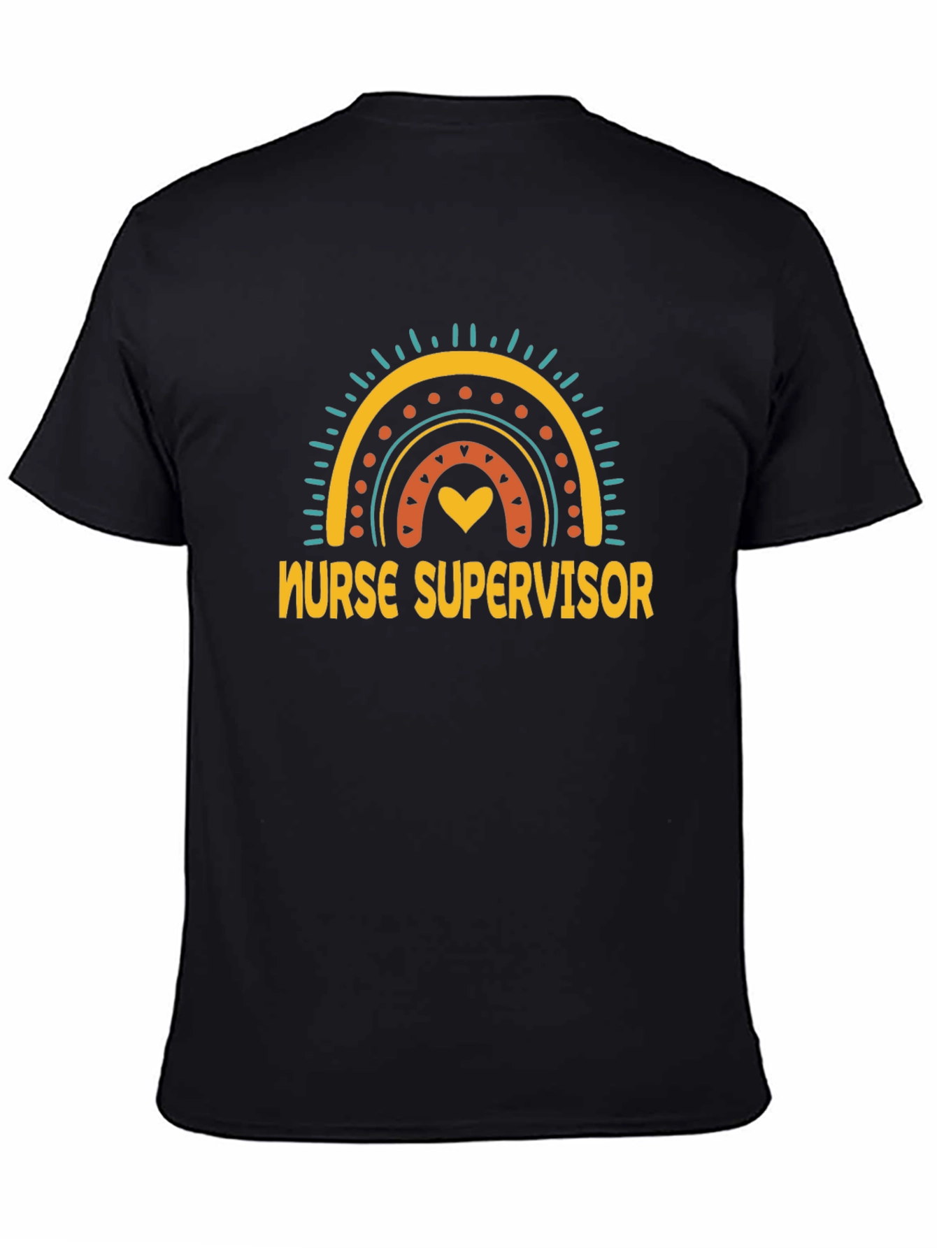 Nurse Supervisor Rainbow Graphic T-Shirt