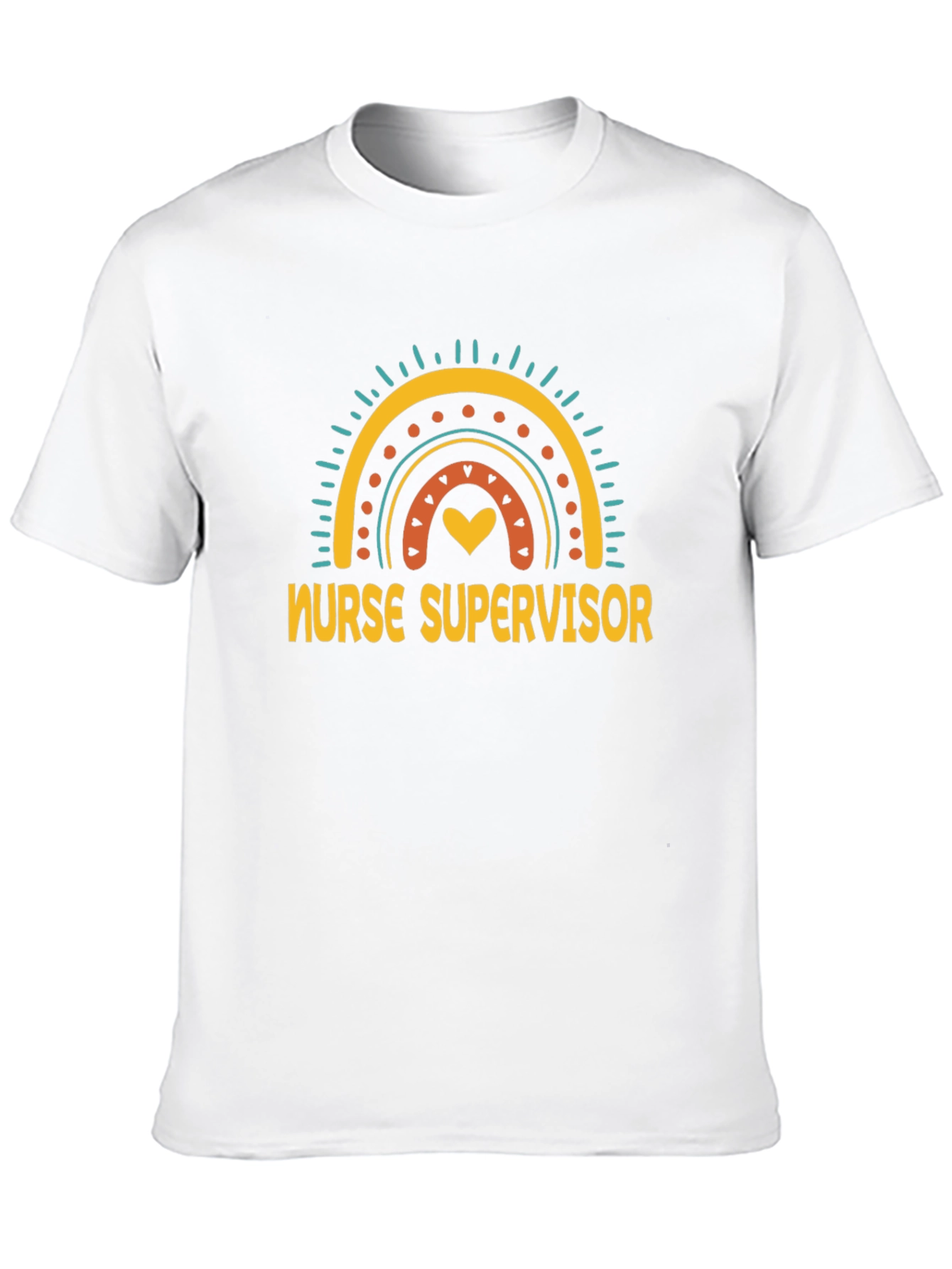 Nurse Supervisor Rainbow Graphic T-Shirt