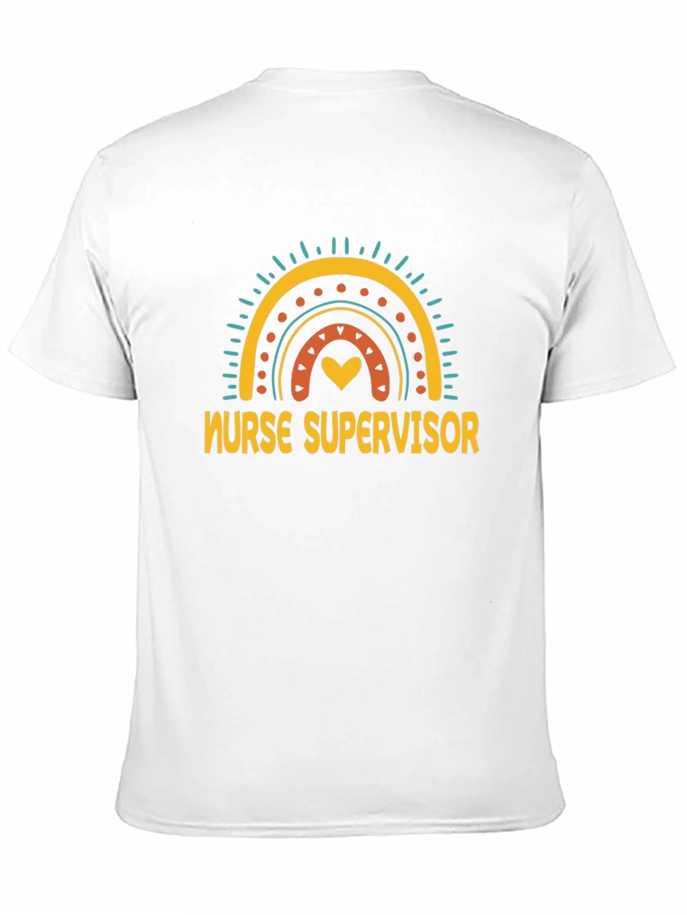 Nurse Supervisor Rainbow Graphic T-Shirt