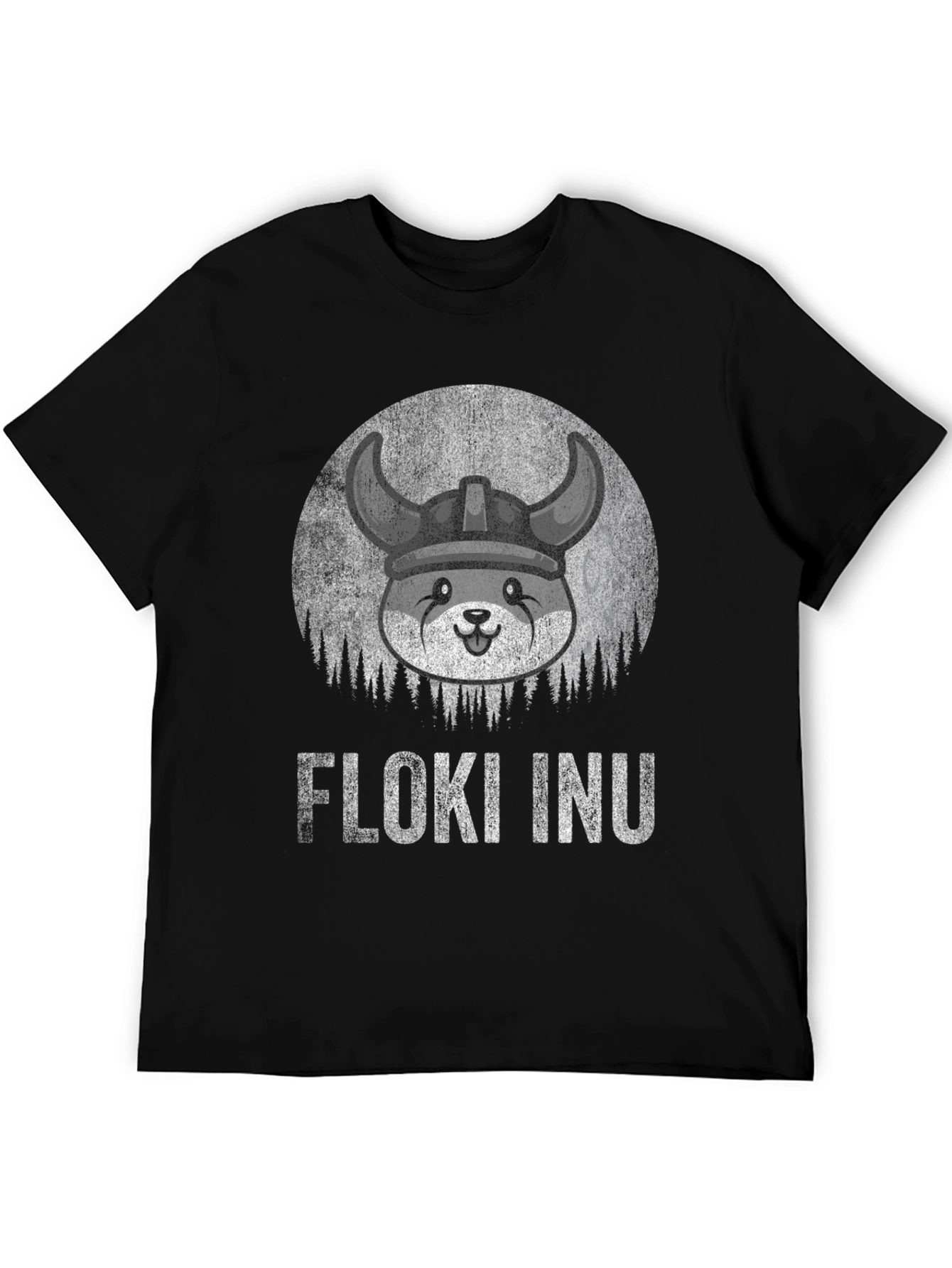 Floki Inu Viking Graphic Tee - Black Cotton T-Shirt