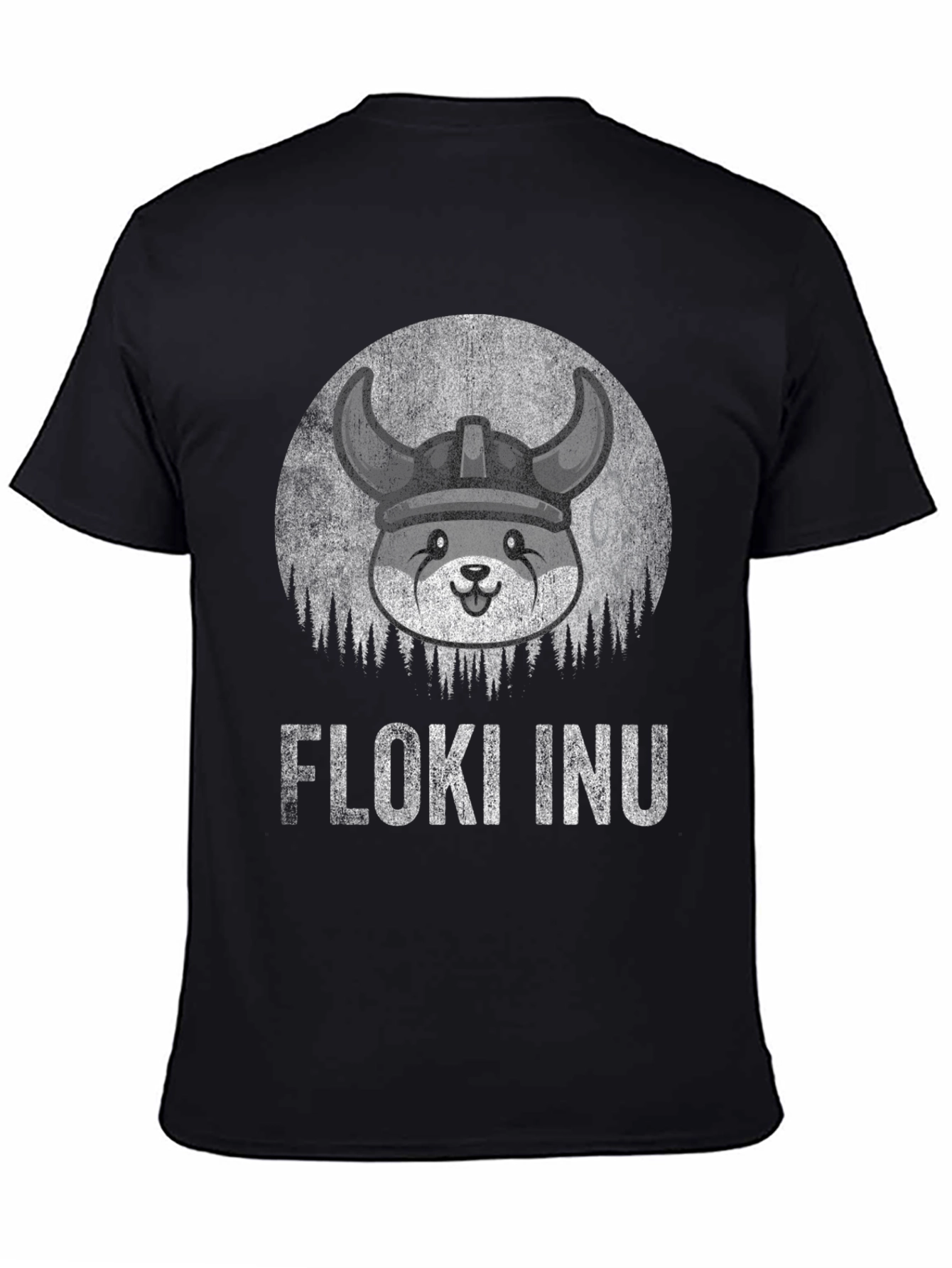 Floki Inu Viking Graphic Tee - Black Cotton T-Shirt