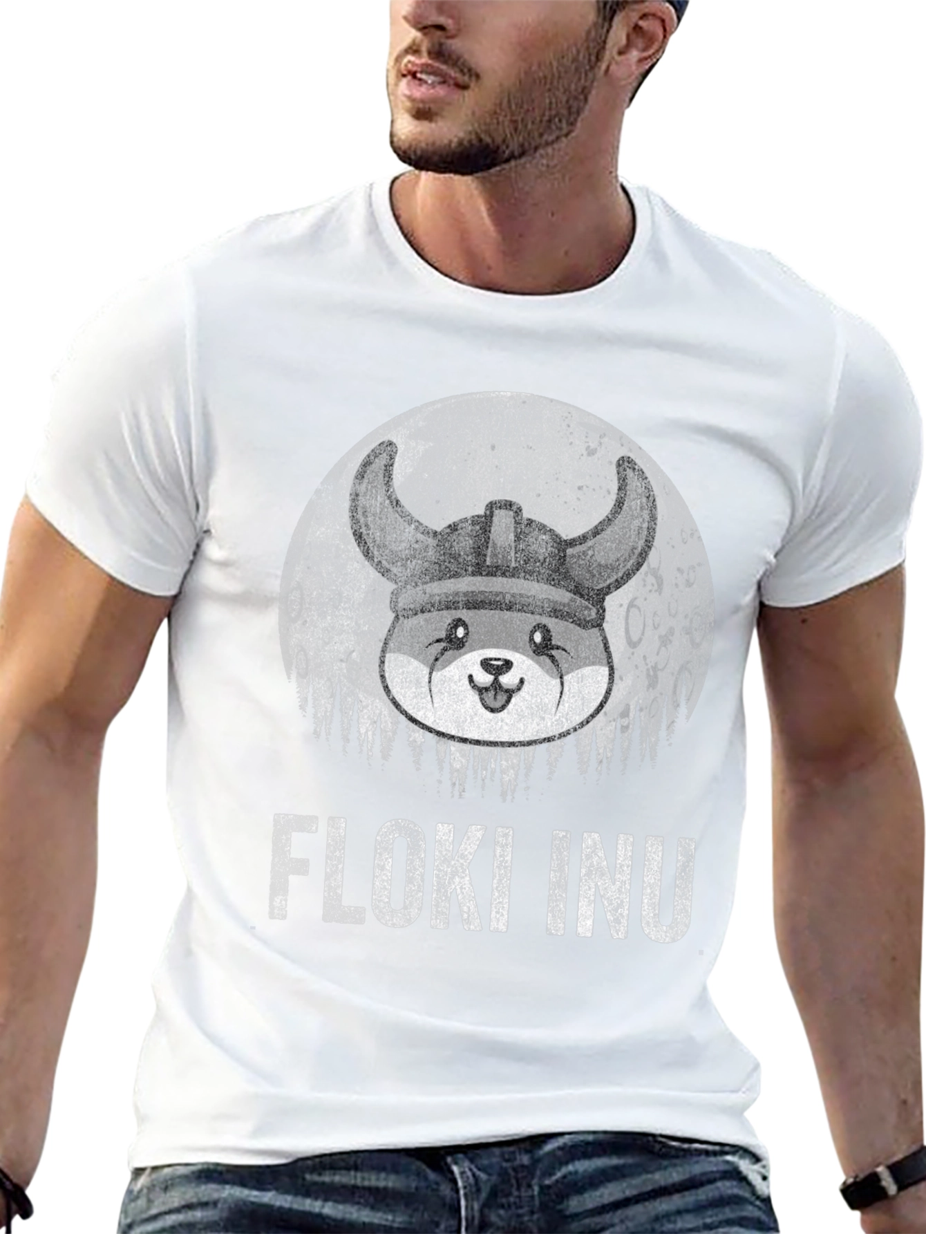 Floki Inu Viking Graphic Tee - Black Cotton T-Shirt