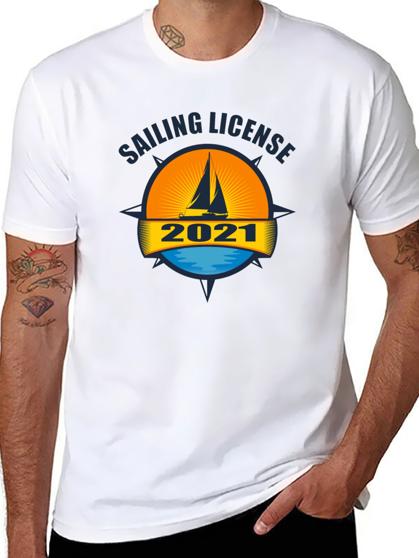 Sailing License 2021 Graphic Tee
