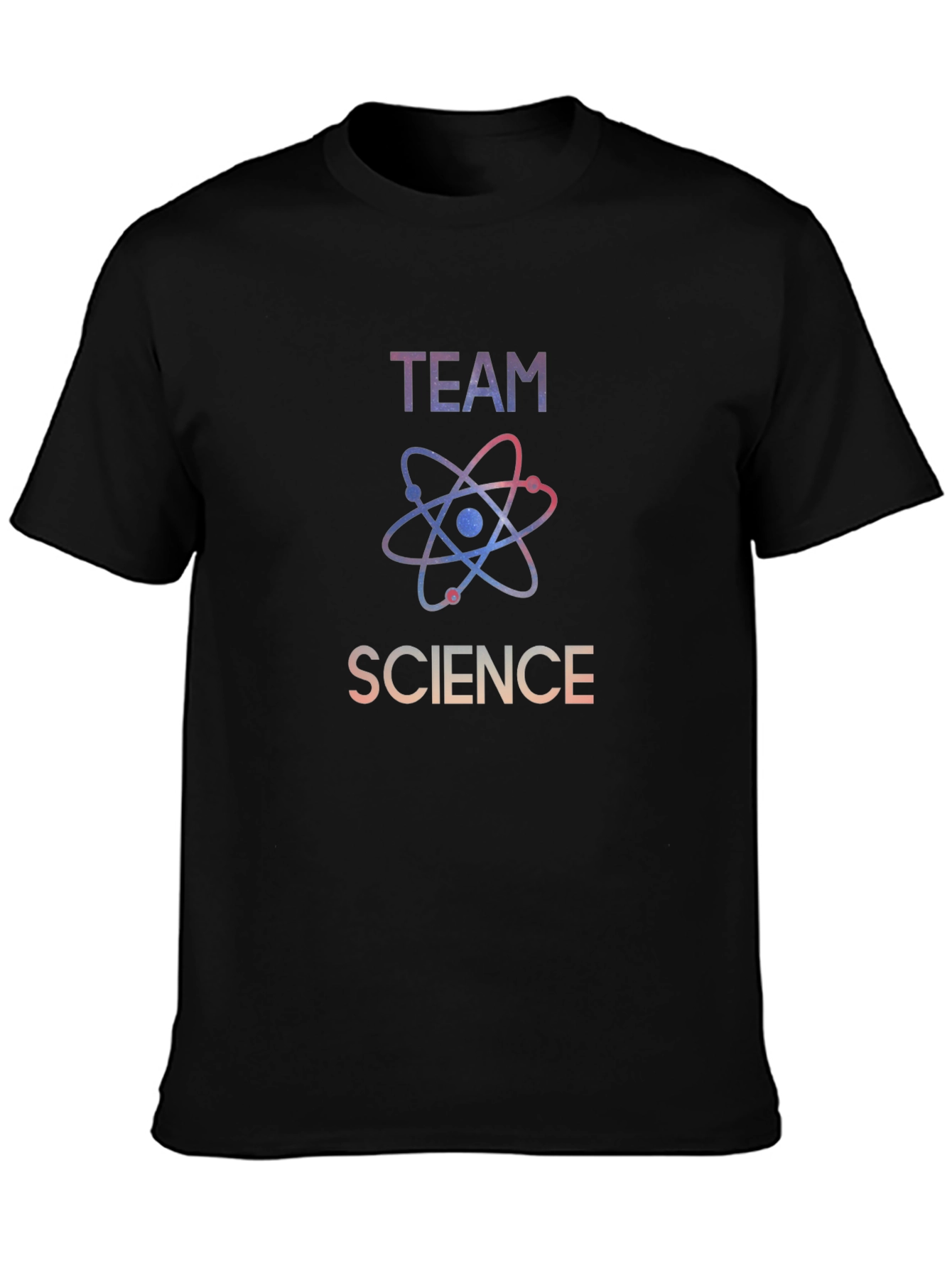 Team Science Graphic Tee - Stylish Black T-Shirt