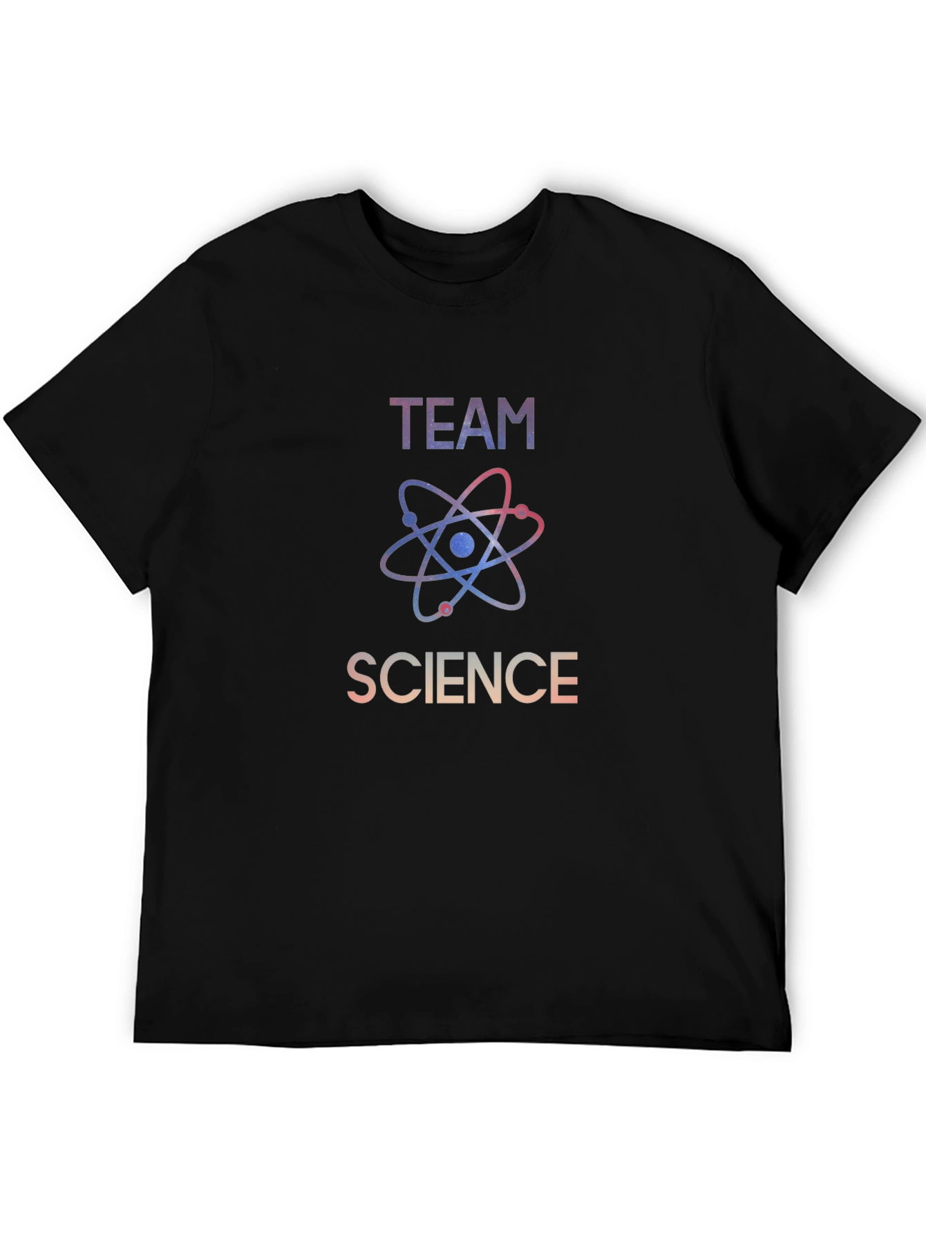 Team Science Graphic Tee - Stylish Black T-Shirt
