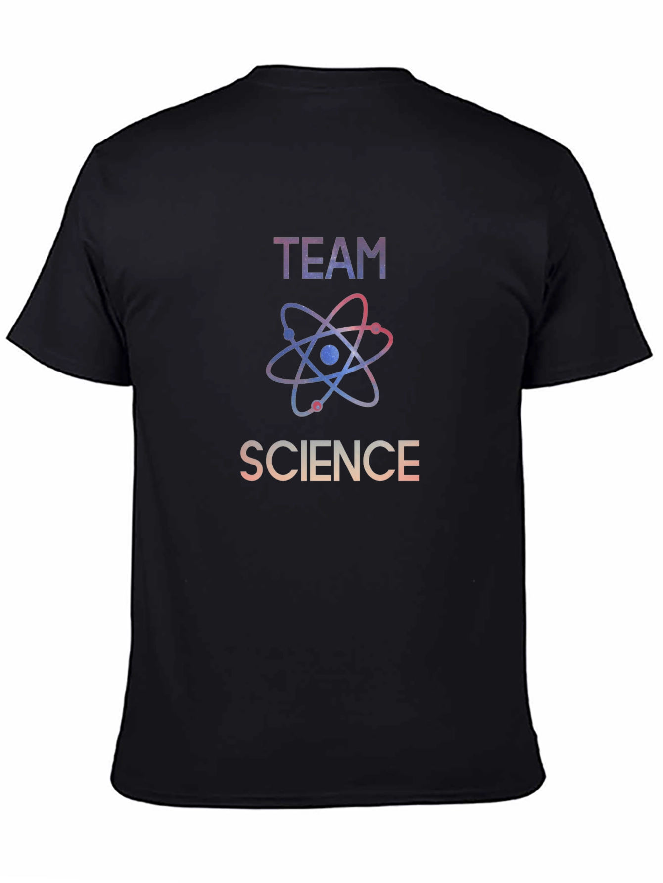 Team Science Graphic Tee - Stylish Black T-Shirt