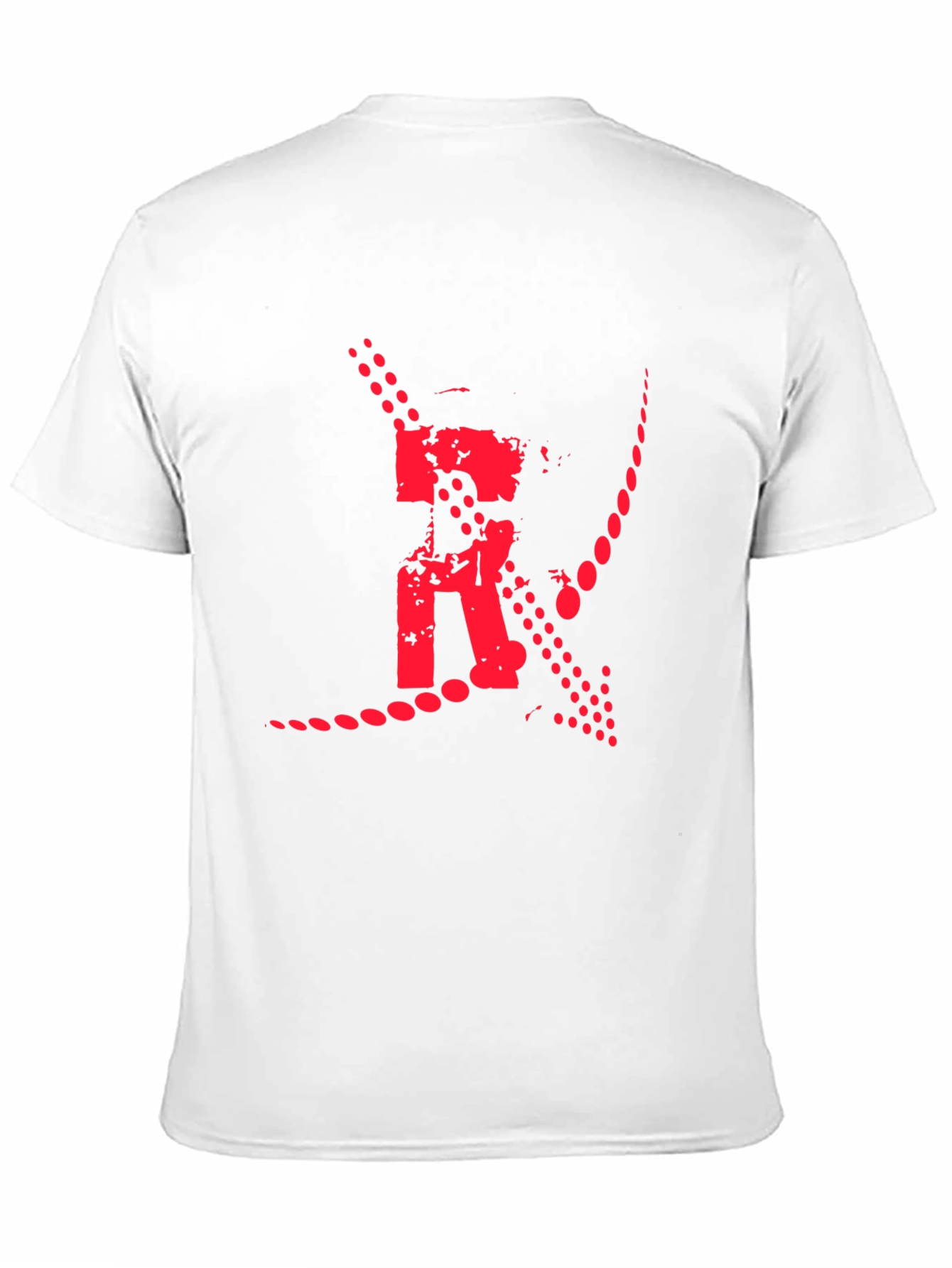 Bold Graphic Print Tee - Black
