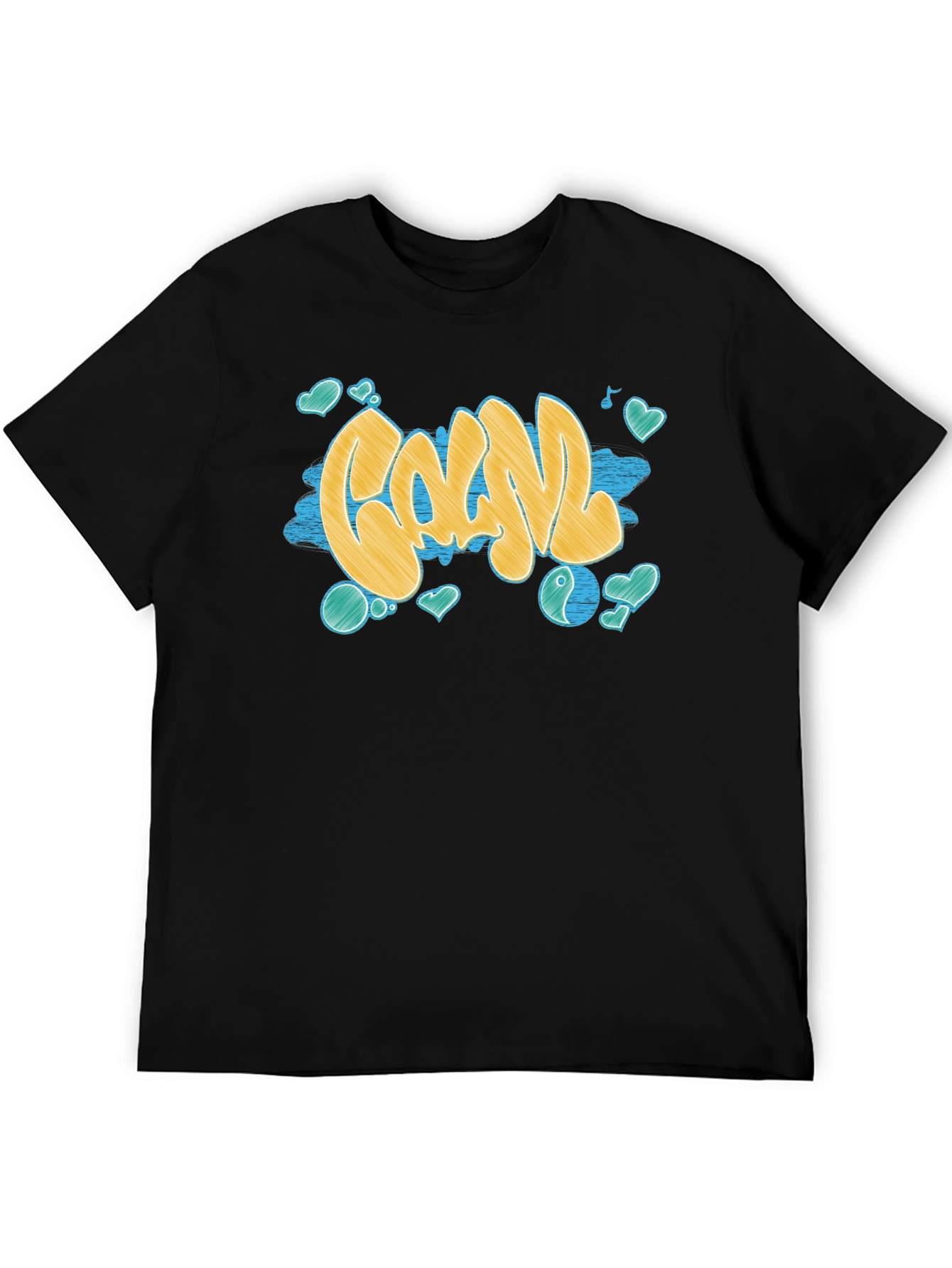 Cool Graffiti T-Shirt - Black