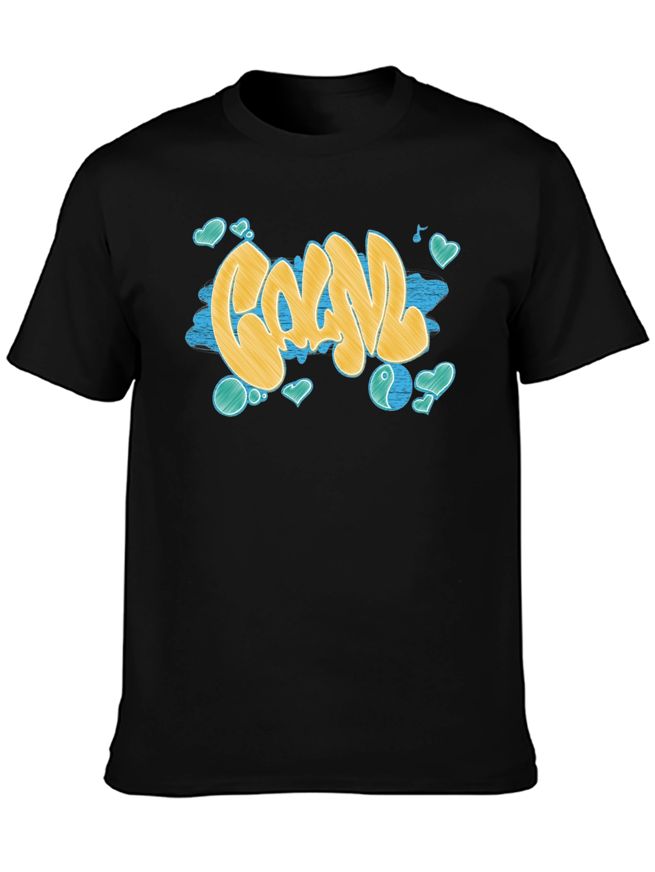 Cool Graffiti T-Shirt - Black