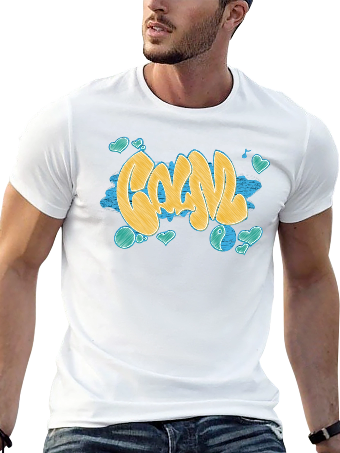 Cool Graffiti T-Shirt - Black