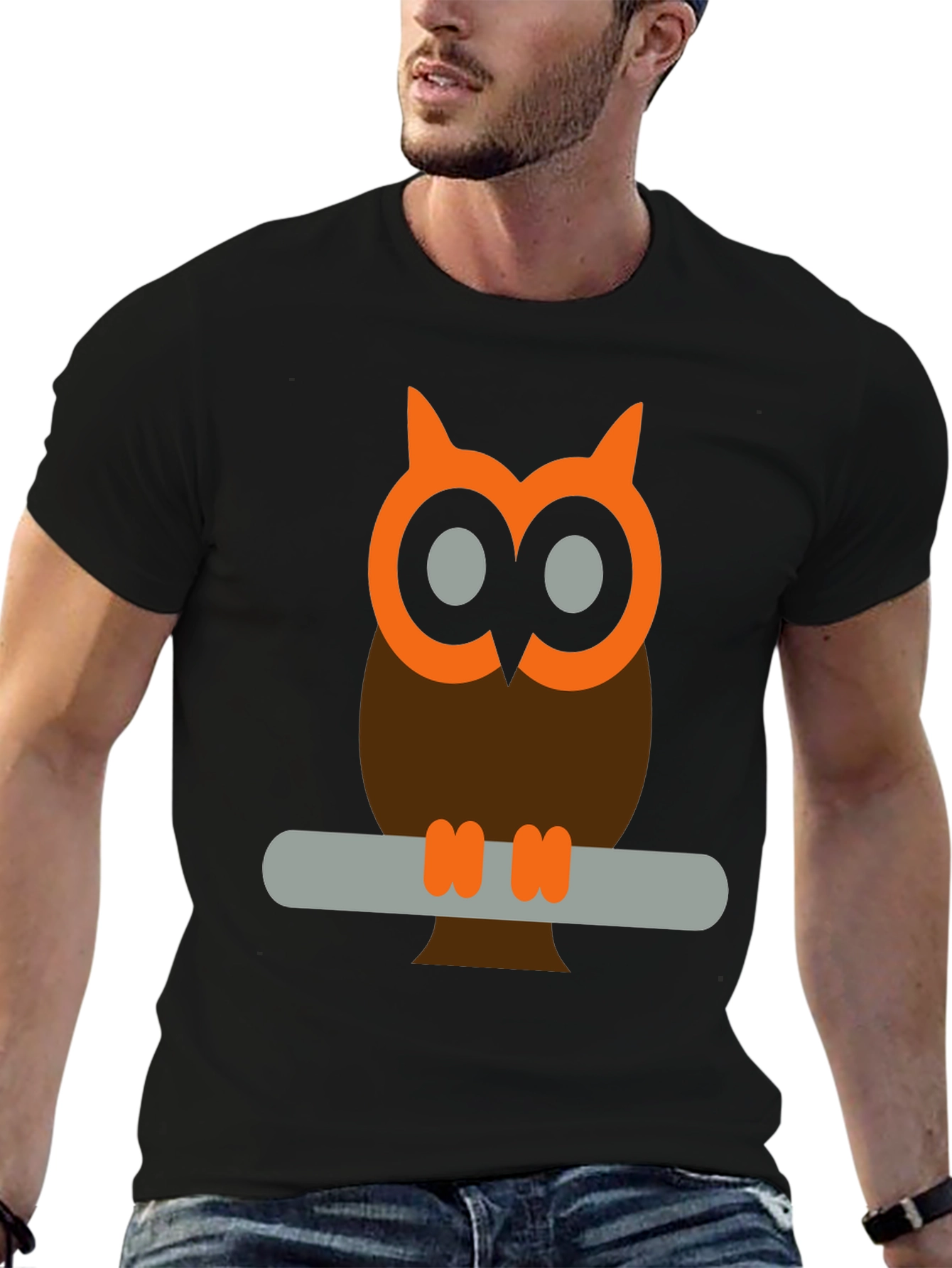 Owl Graphic Tee - Unique Design