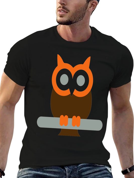 Owl Graphic Tee - Unique Design