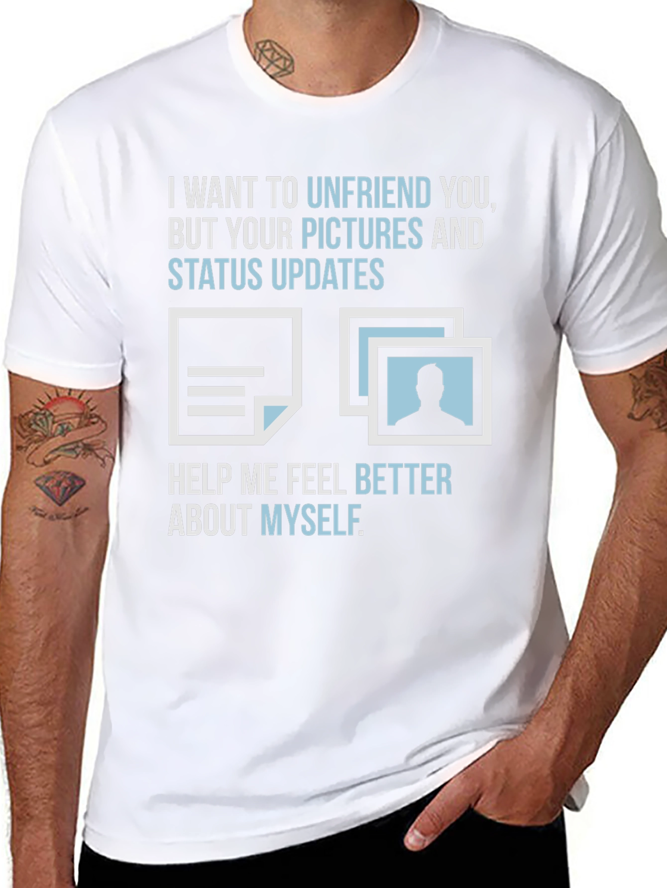Funny Unfriend T-Shirt - Sarcastic Social Media Tee