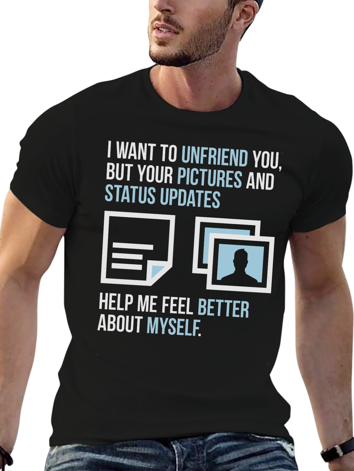 Funny Unfriend T-Shirt - Sarcastic Social Media Tee