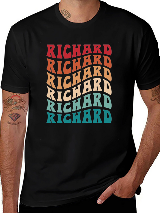 Retro Personalized Richard T-Shirt