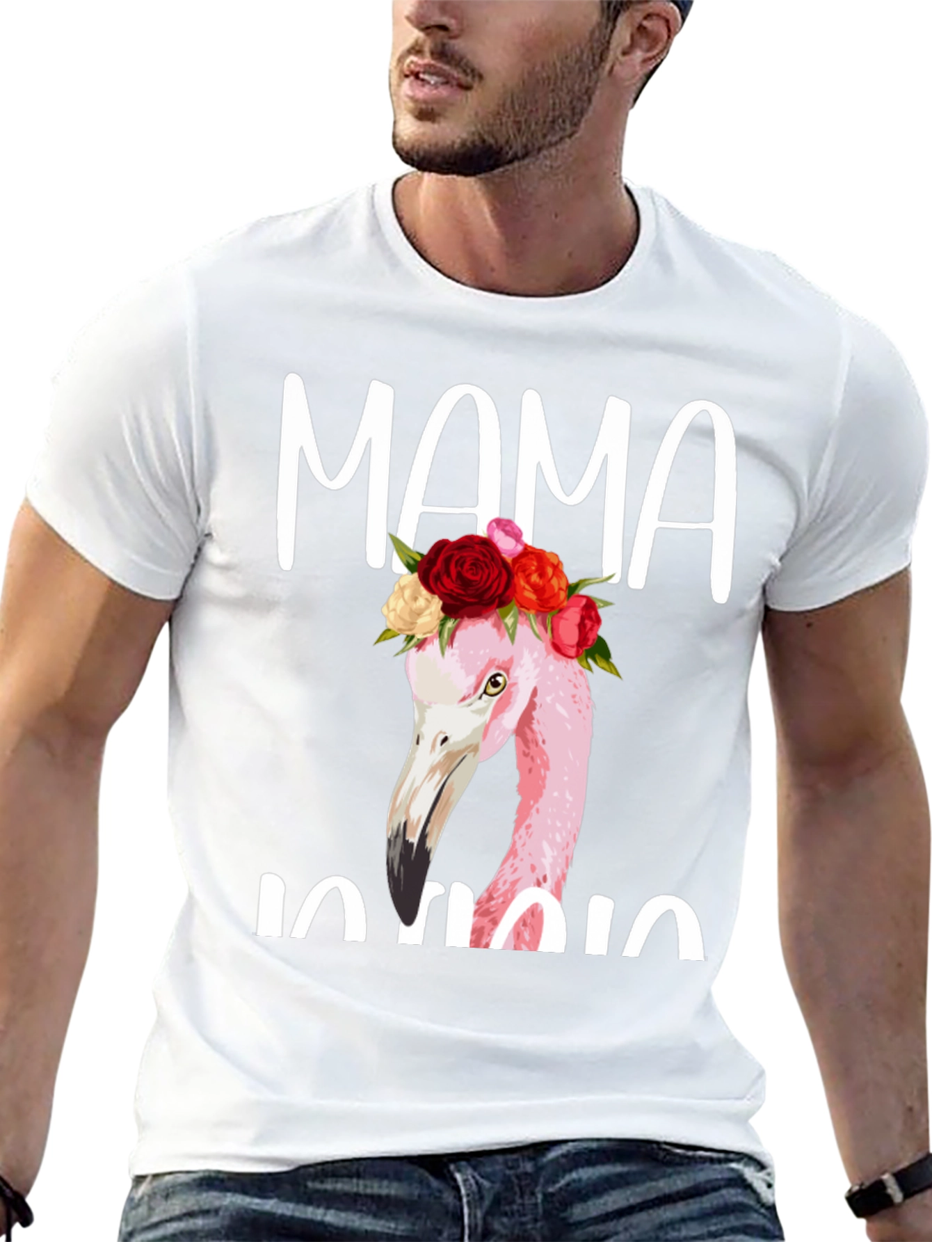 Mama Flamingo Graphic Tee