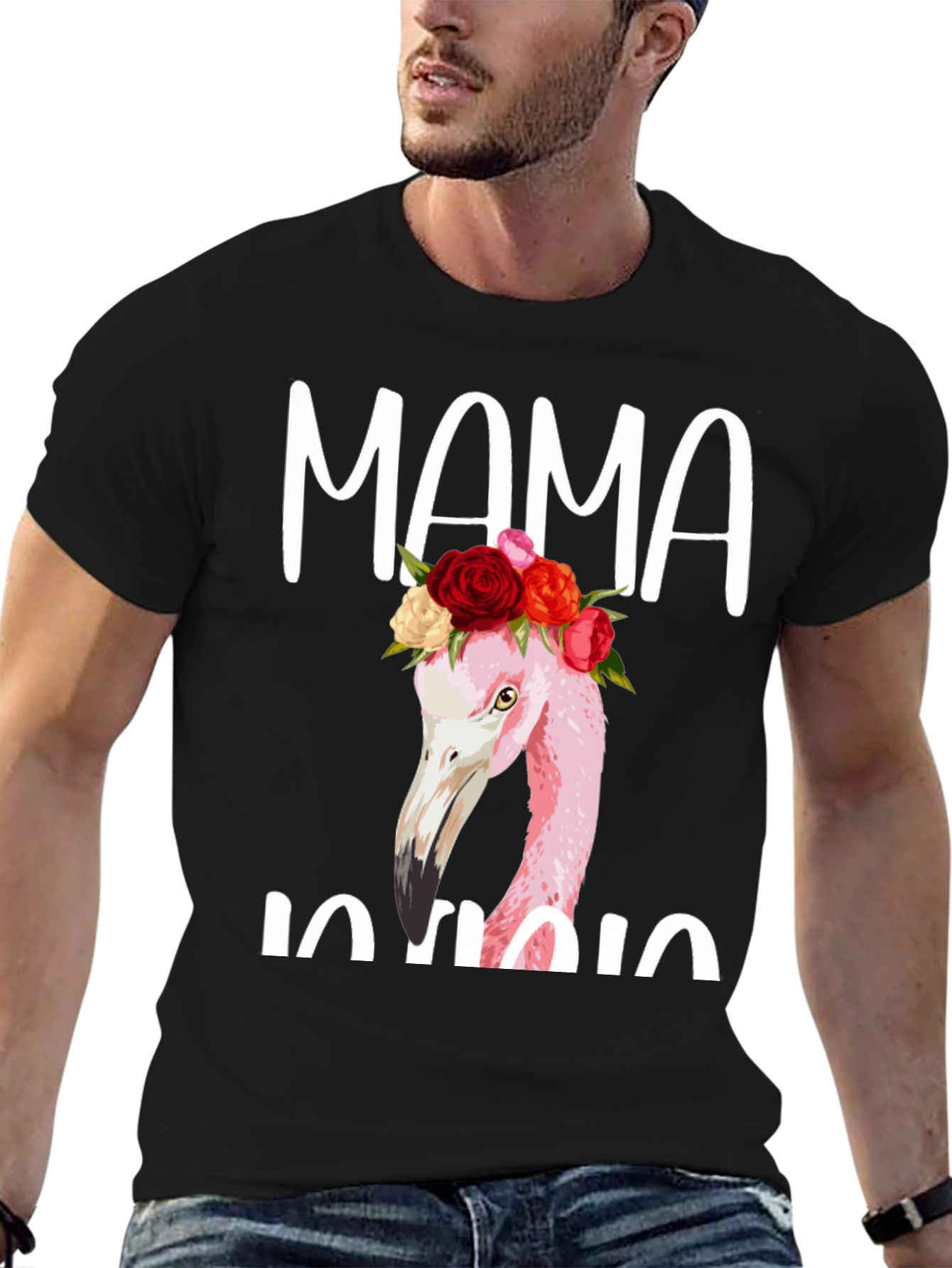 Mama Flamingo Graphic Tee