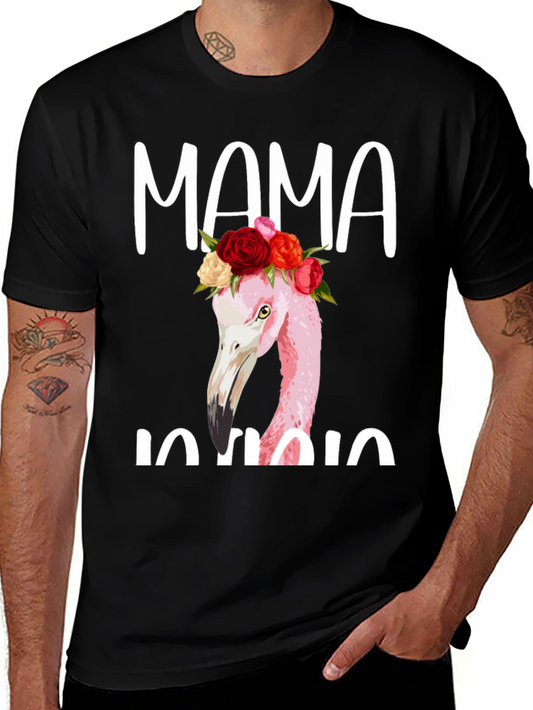 Mama Flamingo Graphic Tee