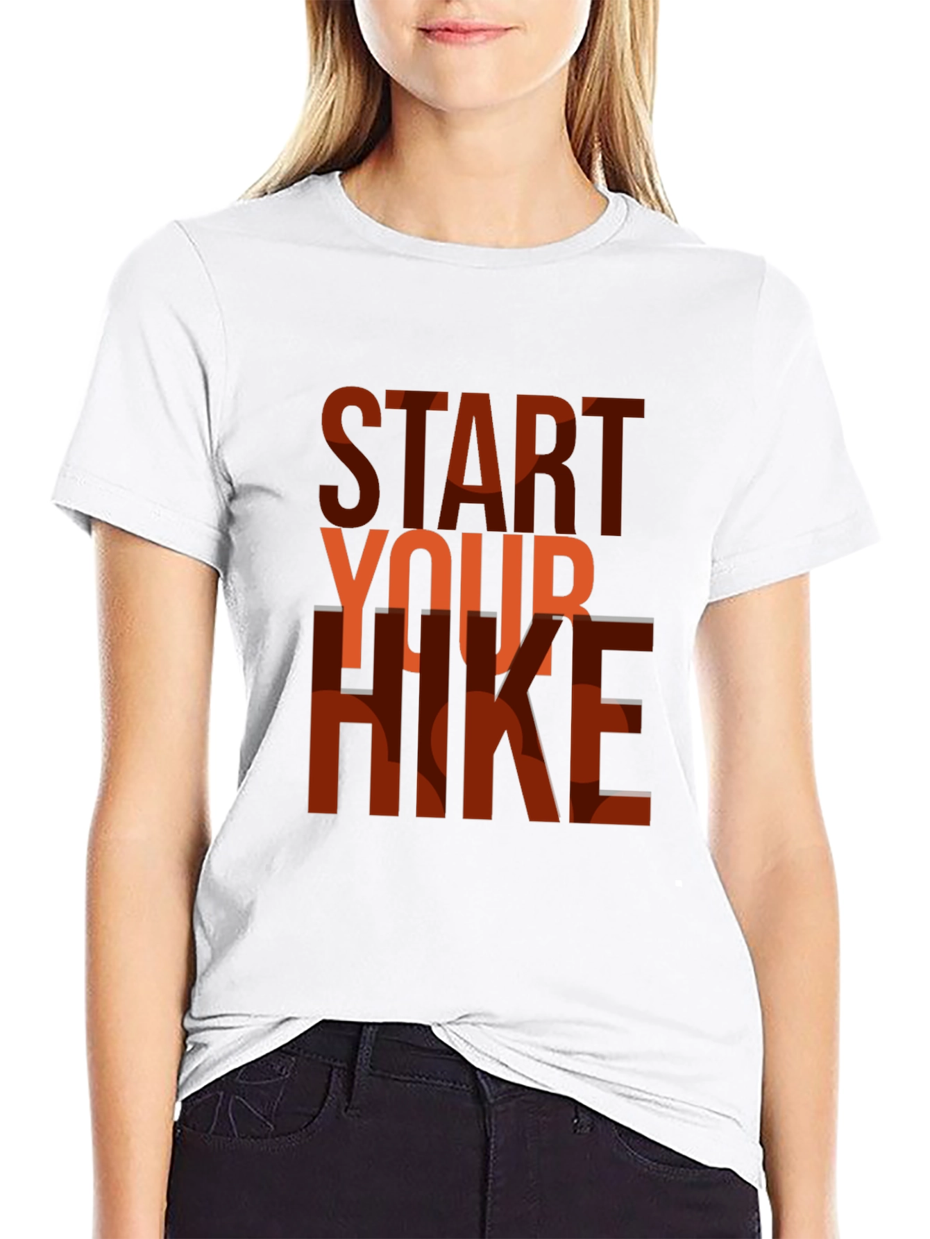 Start Your Hike Graphic T-Shirt - Black