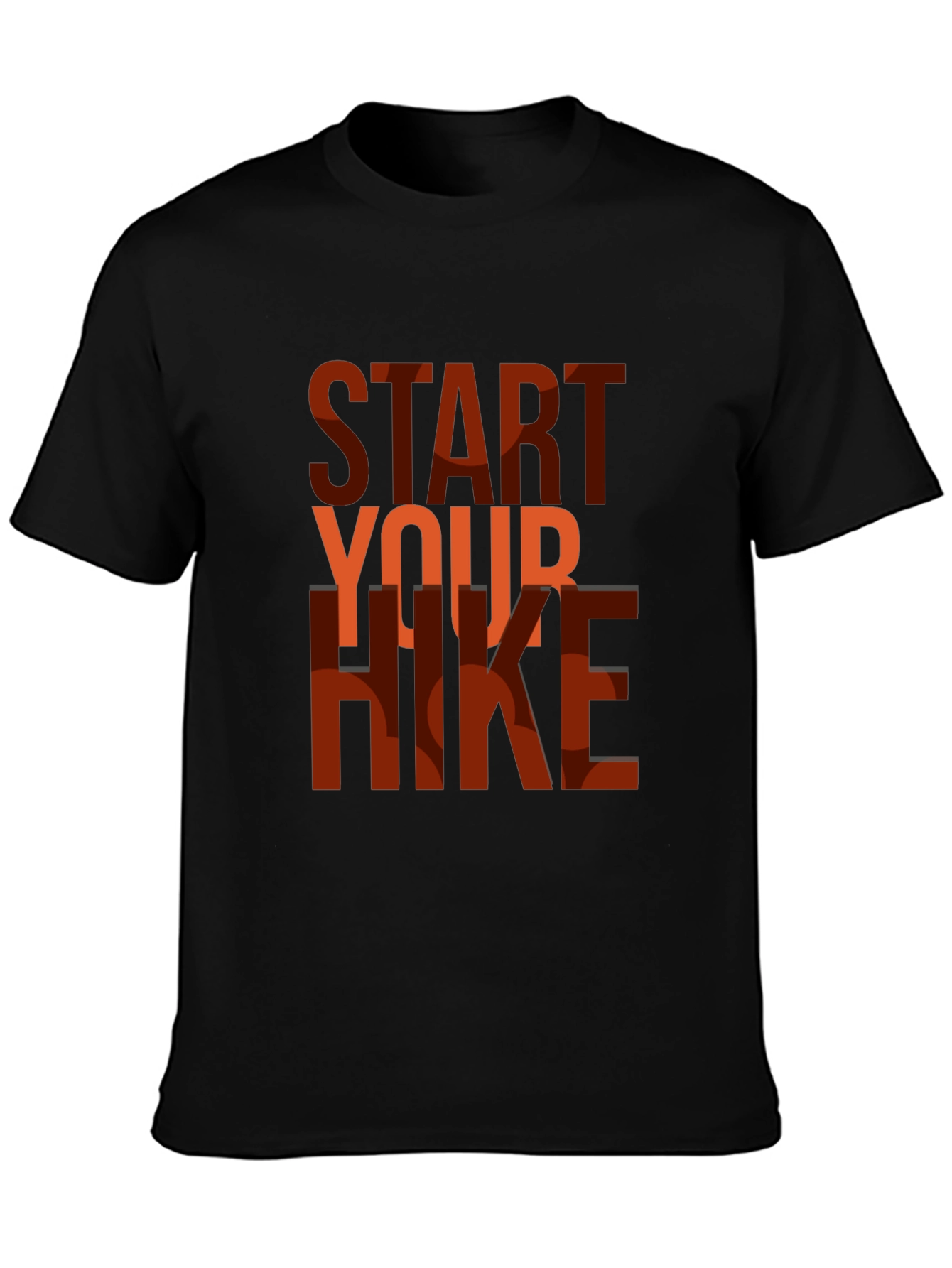 Start Your Hike Graphic T-Shirt - Black