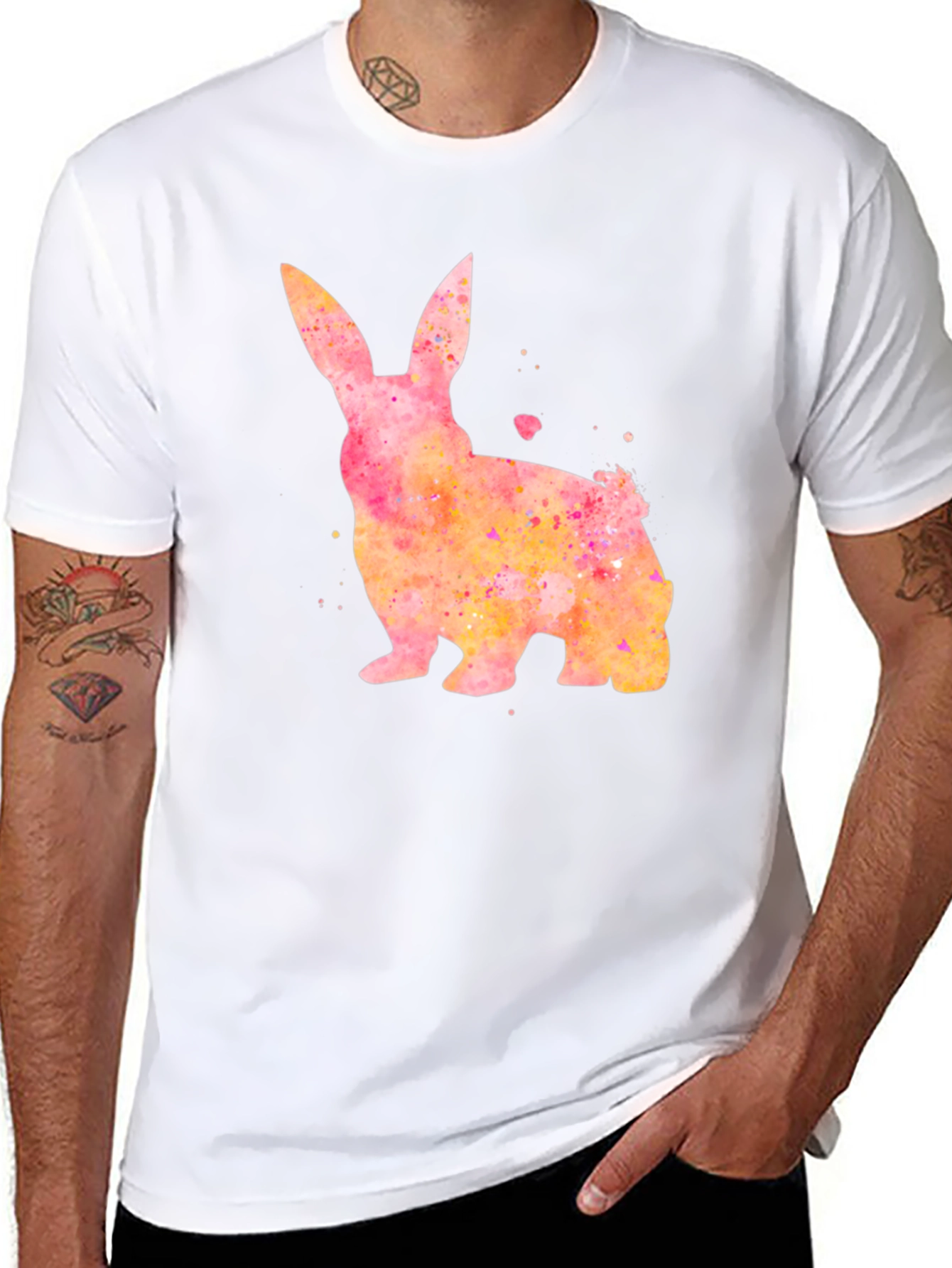 Watercolor Bunny T-Shirt