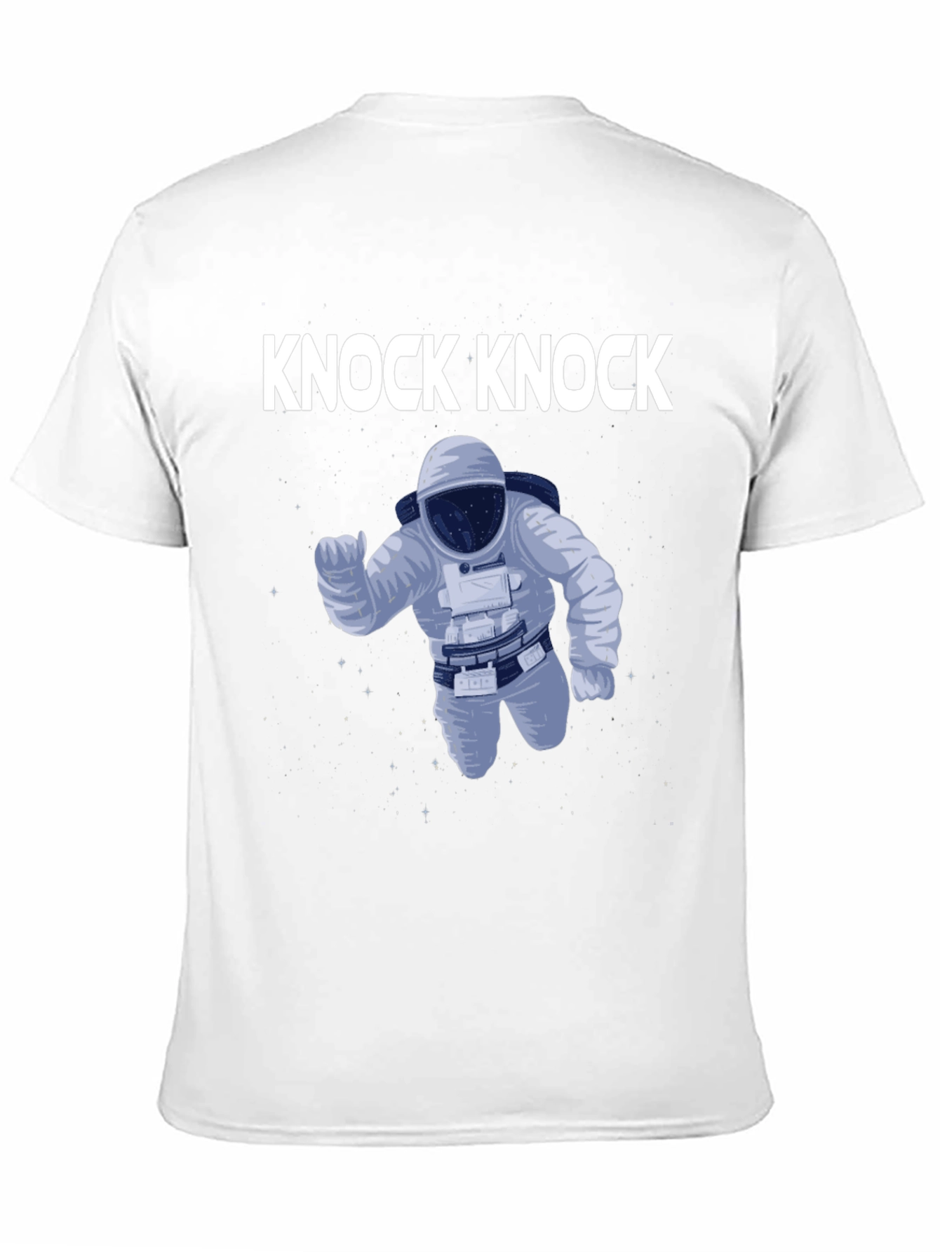 Knock Knock Astronaut Graphic Tee - Black