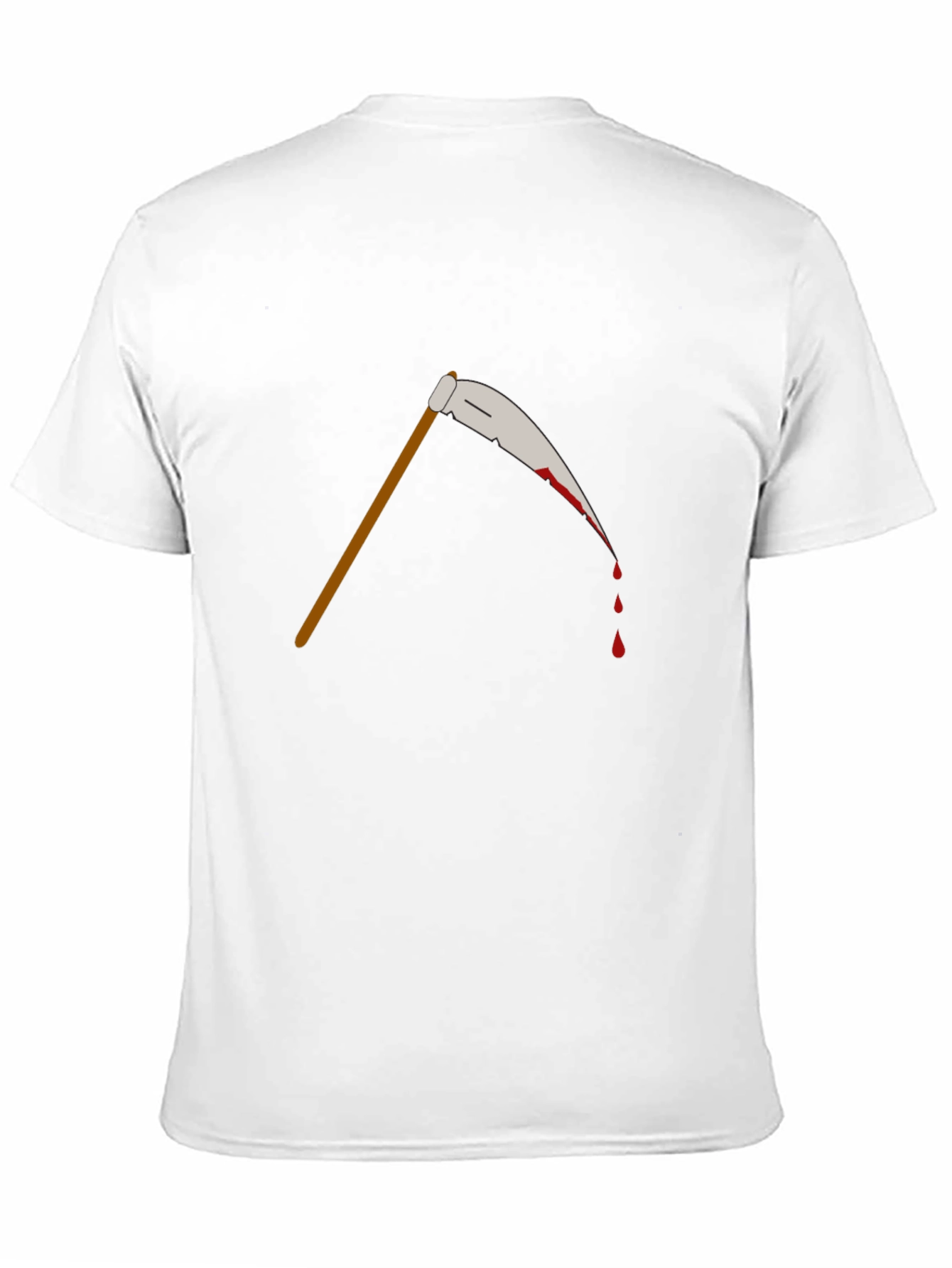 Bloody Scythe Graphic Tee - Black Cotton T-Shirt