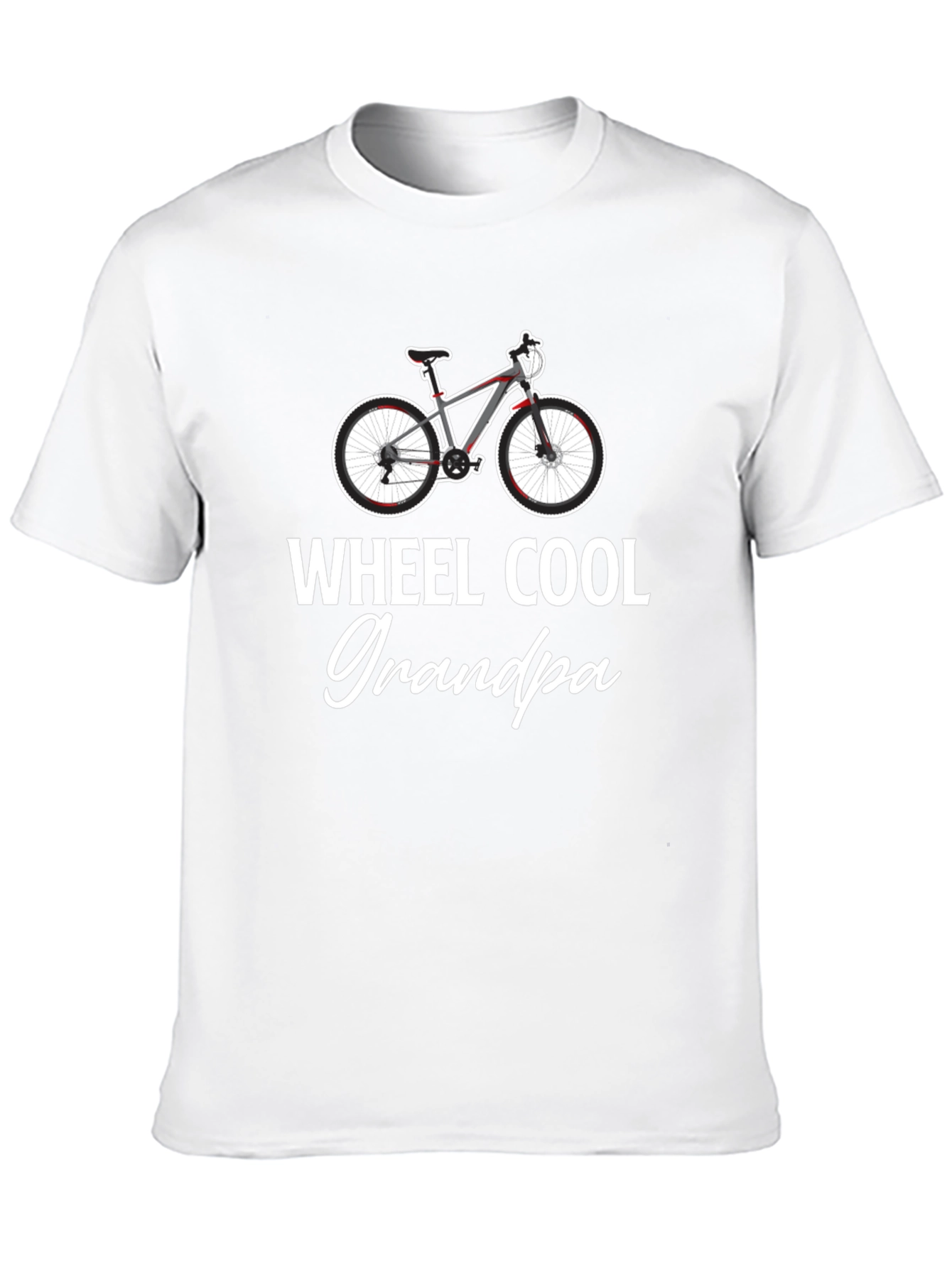 Wheel Cool Grandpa T-Shirt - Biker Grandfather Gift