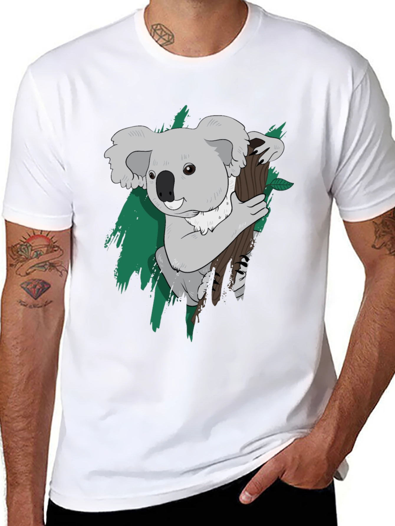 Koala Bear Graphic T-Shirt - Cute Animal Tee